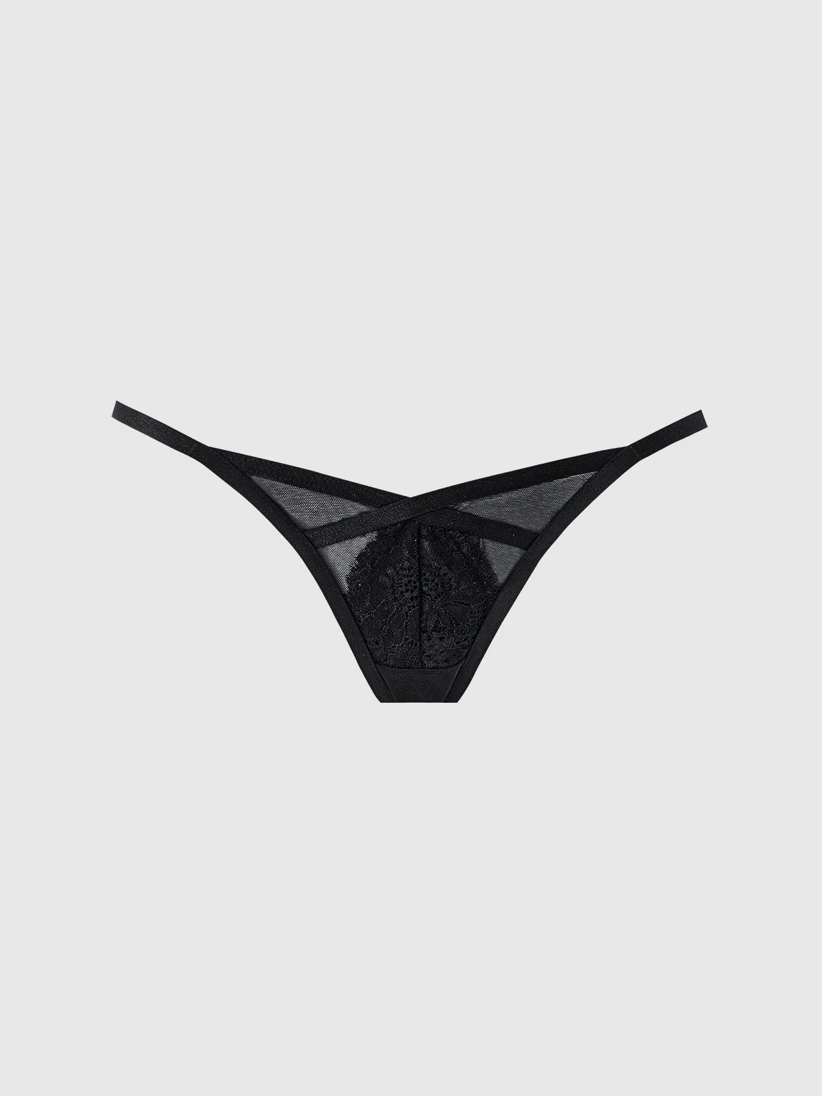 Aria Stretch Lace Thong - Image 8