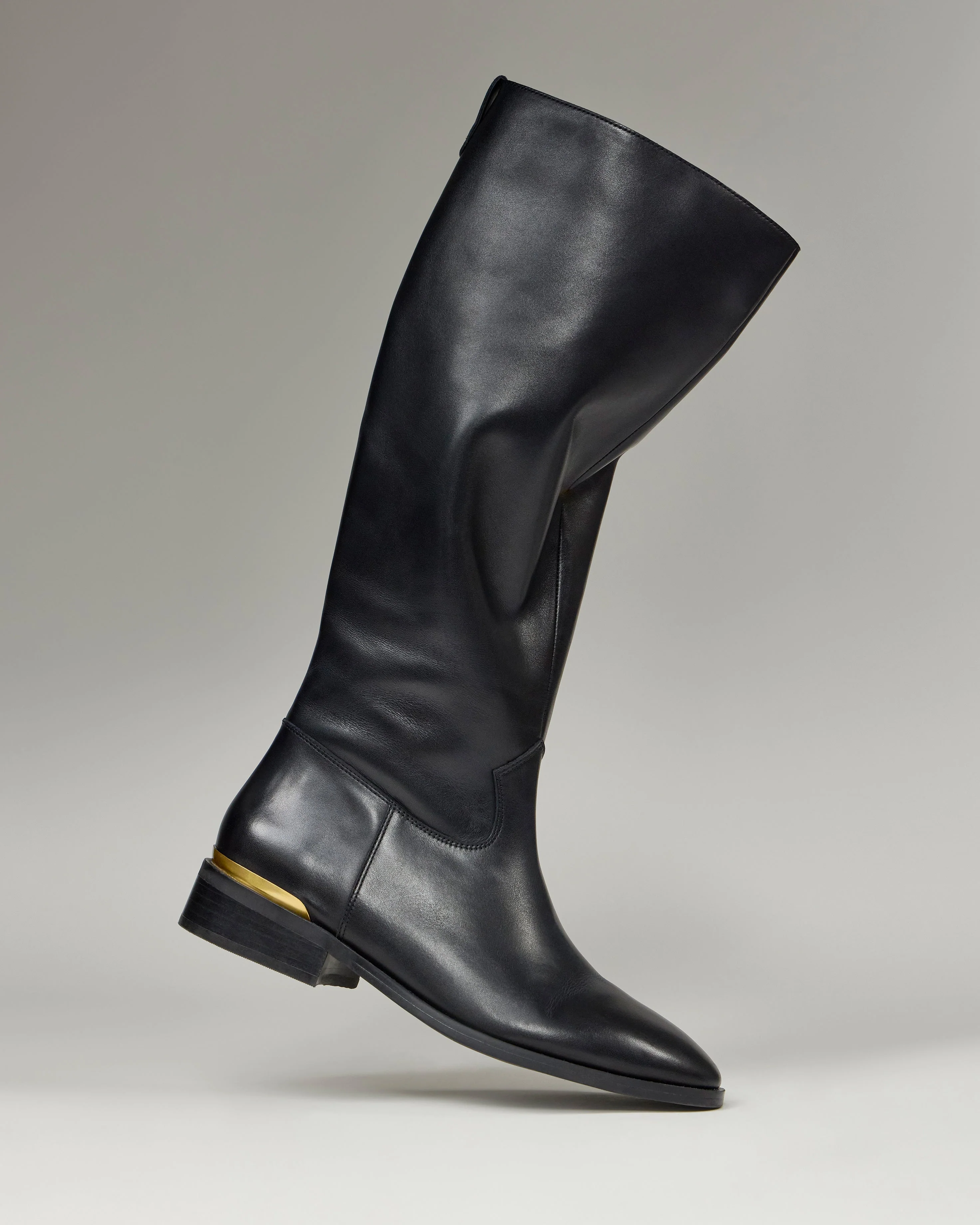 Bercla Extra Wide Calf Knee High Riding Boot - Image 3