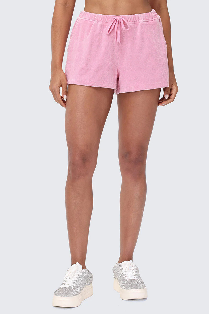 Big Bling Washed Terry Shorts - Image 2