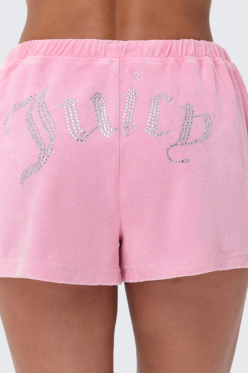 Big Bling Washed Terry Shorts - Image 3