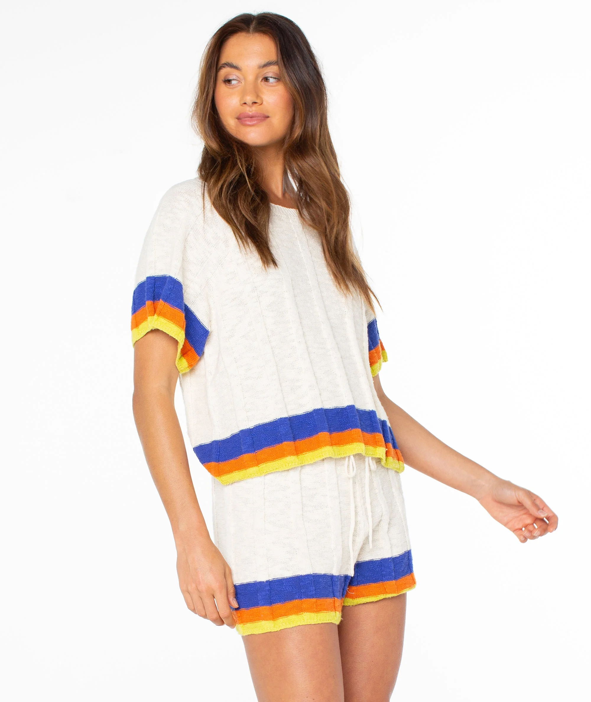 Cabana Club Tee Stripe Top - Image 2