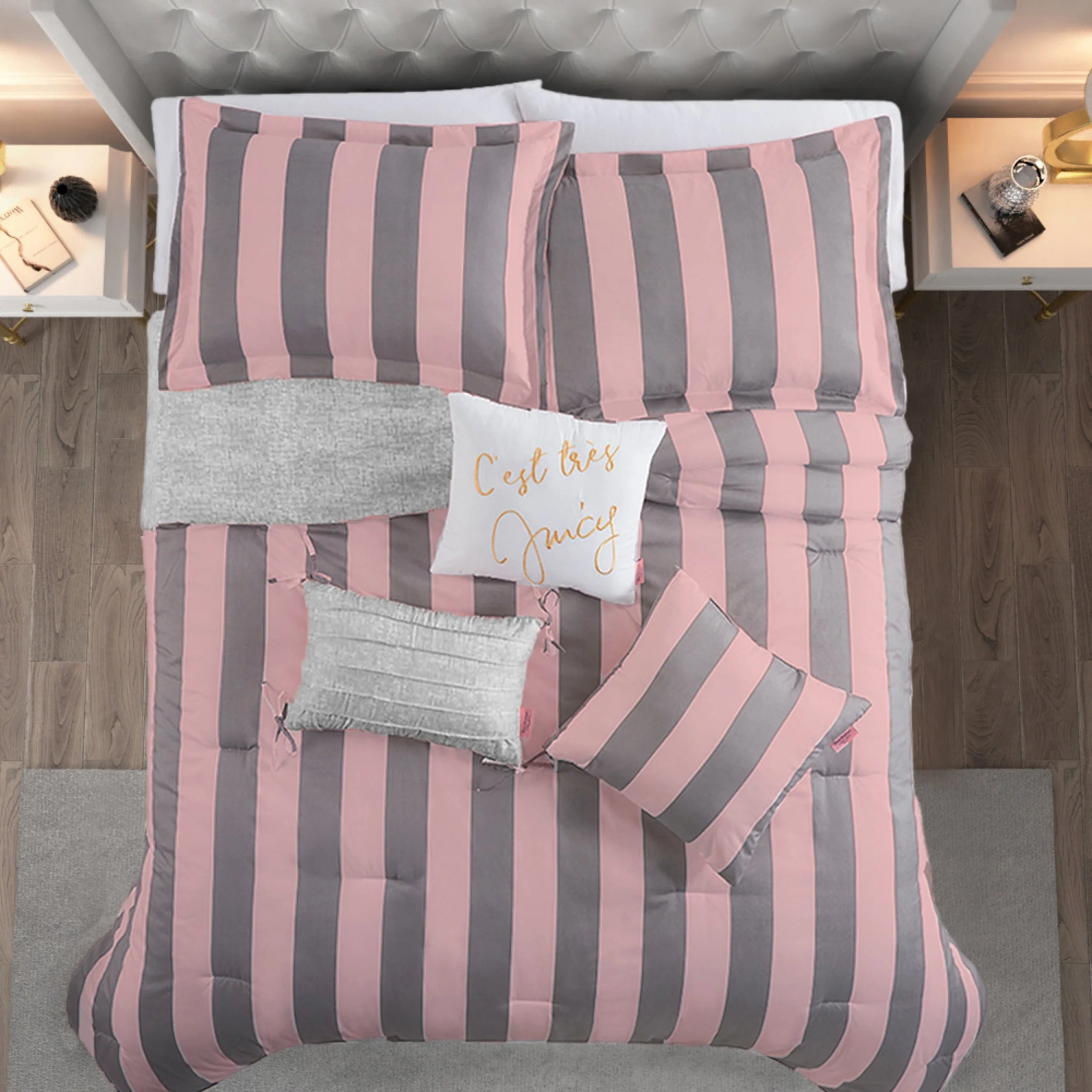 Cabana Striped Reversible Comforter Set - Image 2