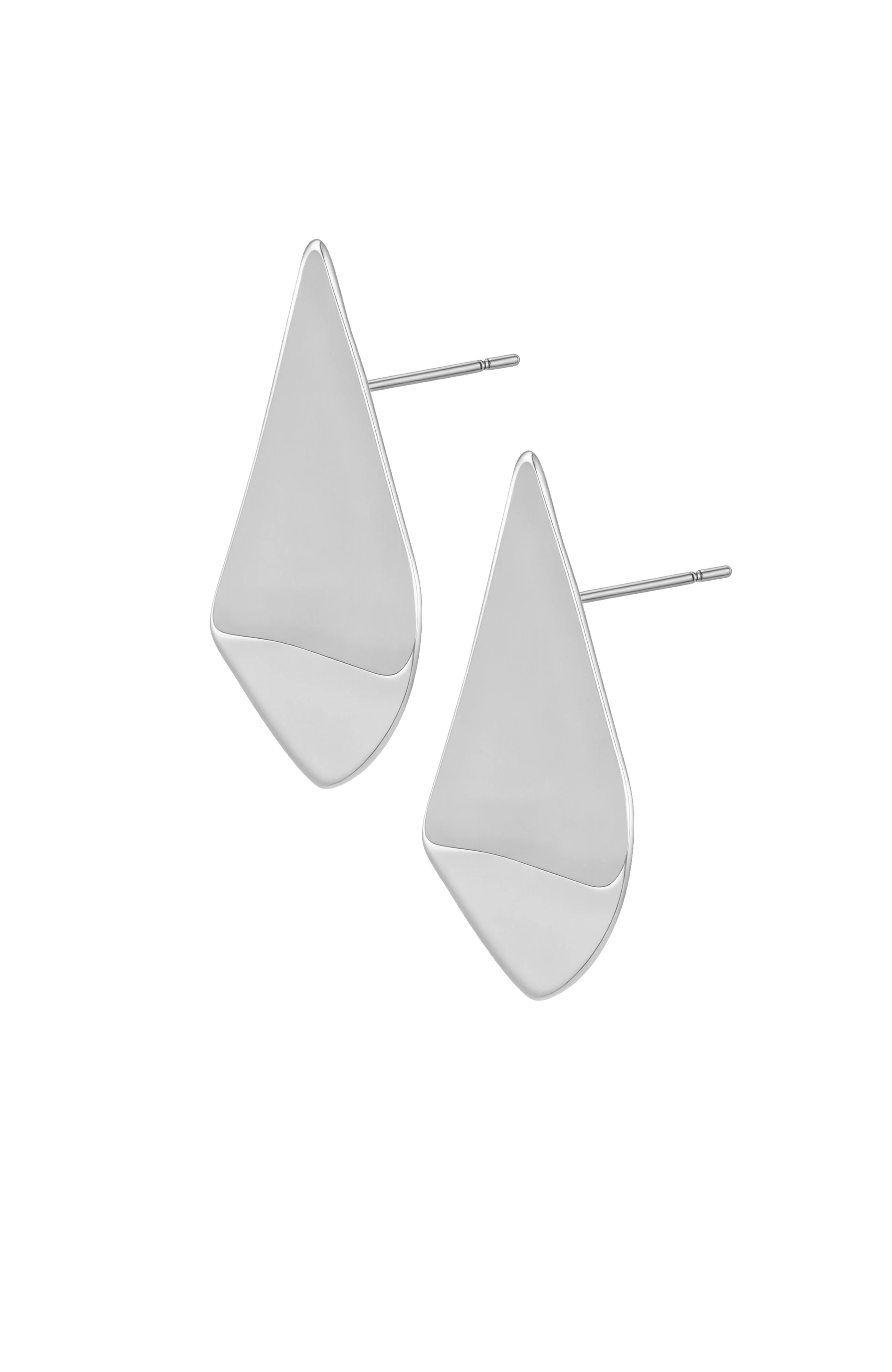 Chic Sculptural Dome Drop Earrings - Image 2