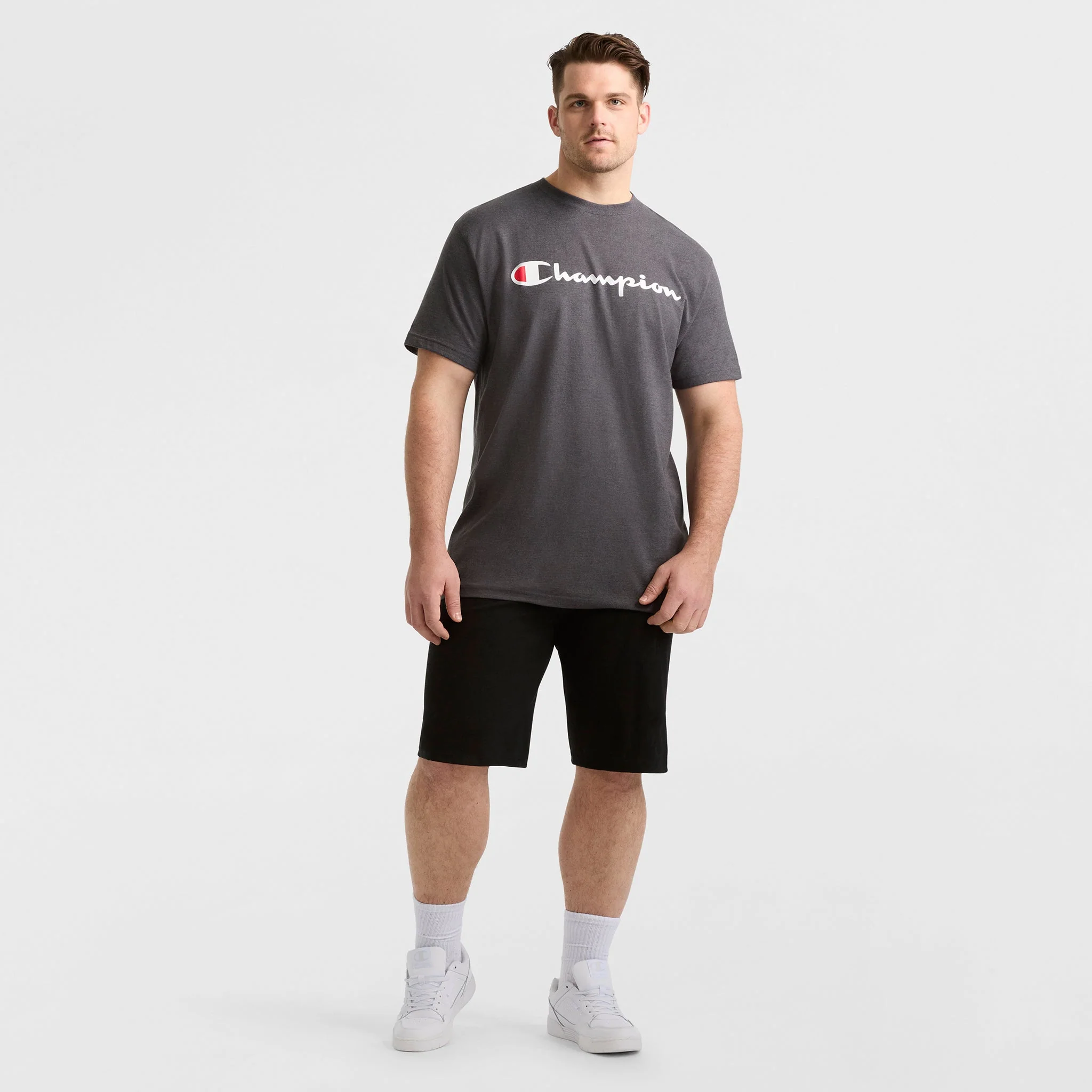Classic Graphic T-Shirt, Script Logo - Big & Tall - Image 3