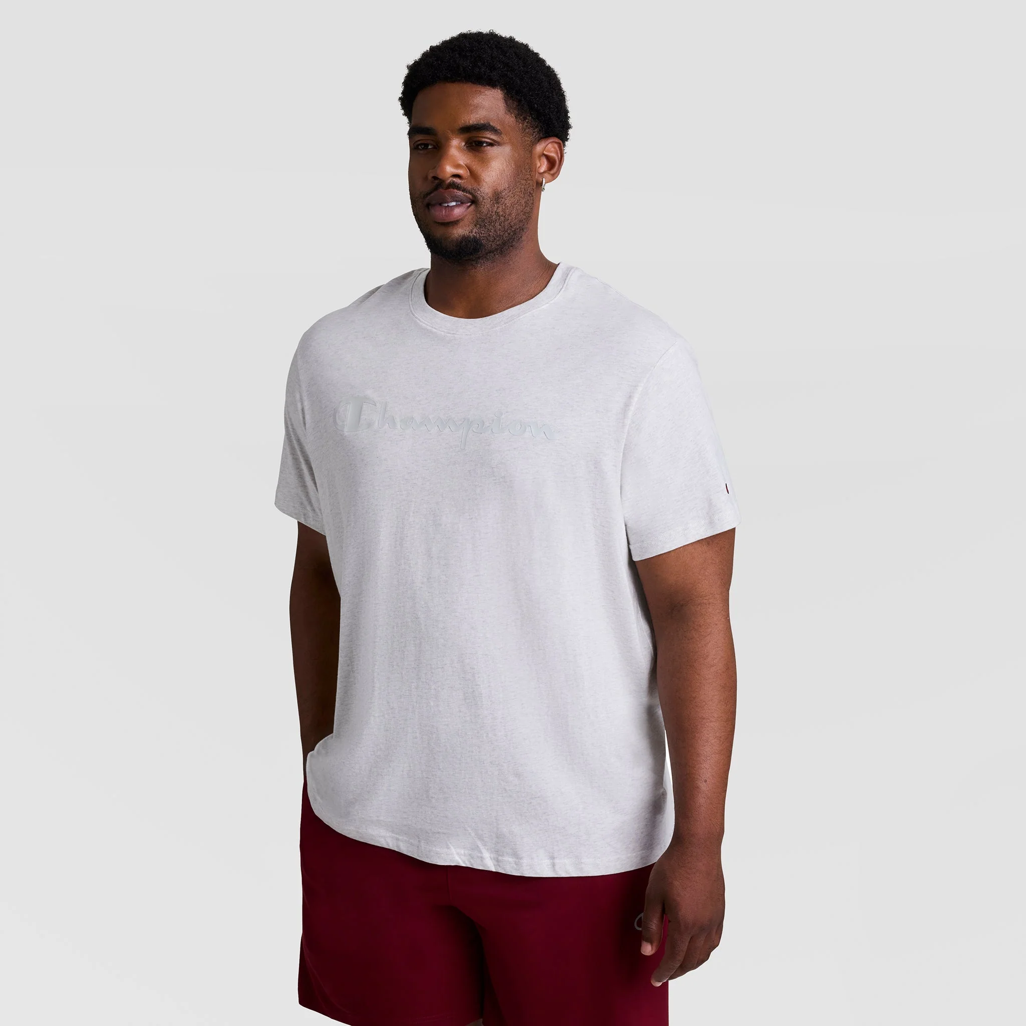Classic Graphic T-Shirt, Tonal Script Logo - Big & Tall - Image 2