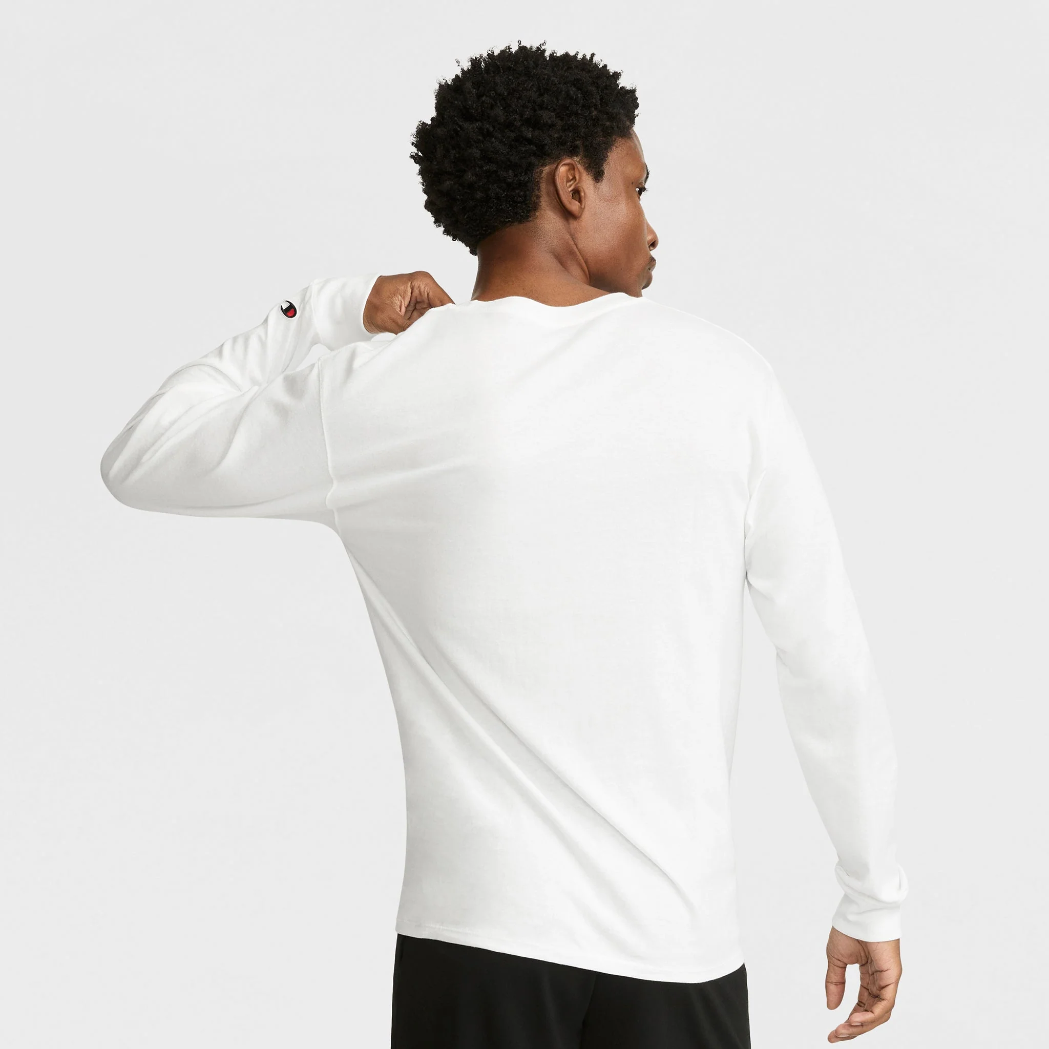 Classic Long Sleeve T-Shirt, Embroidered C Logo - Image 2
