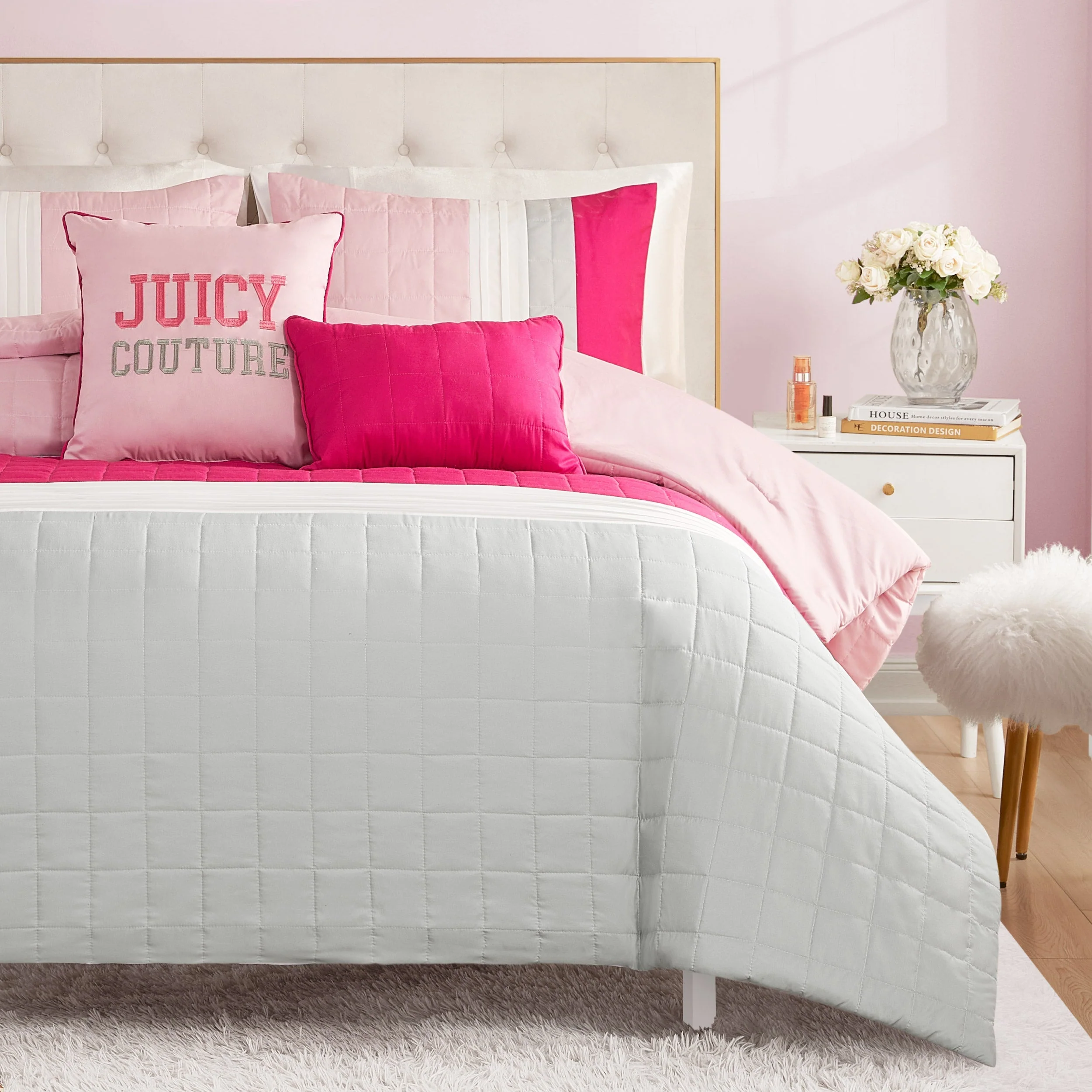 Color Blocked Pieced Comforter Set - Image 3