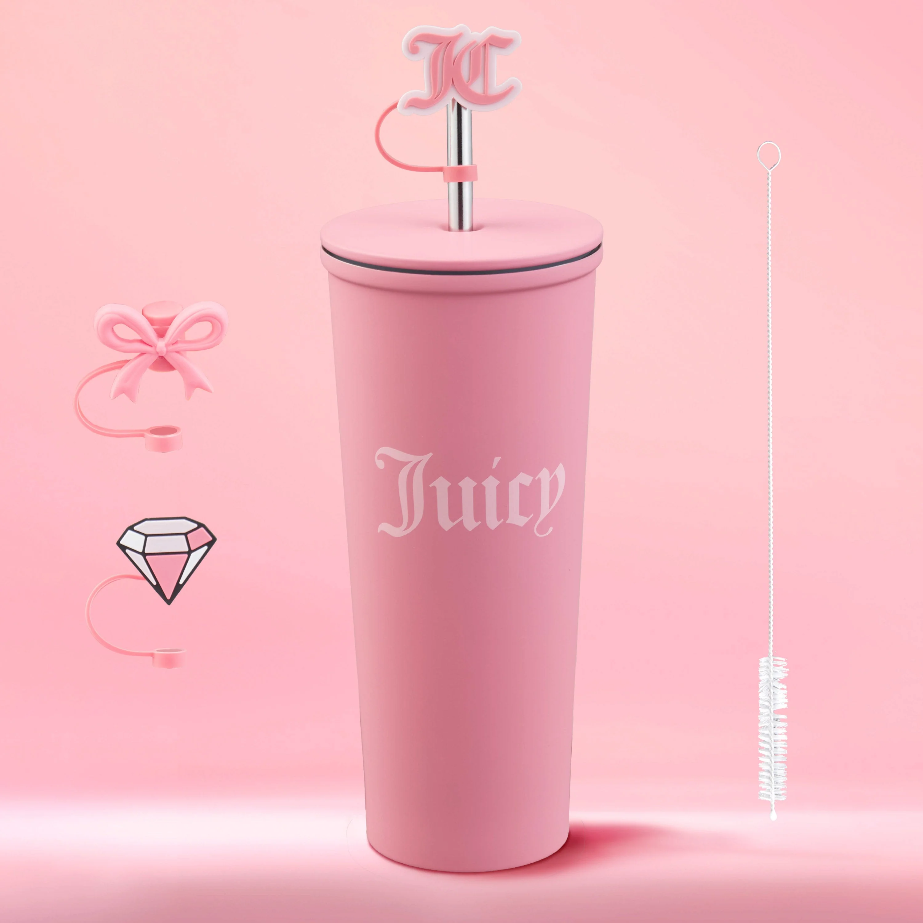 Couture Hydration Stainless Steel Tumbler Cup 6-Piece Set - Image 2