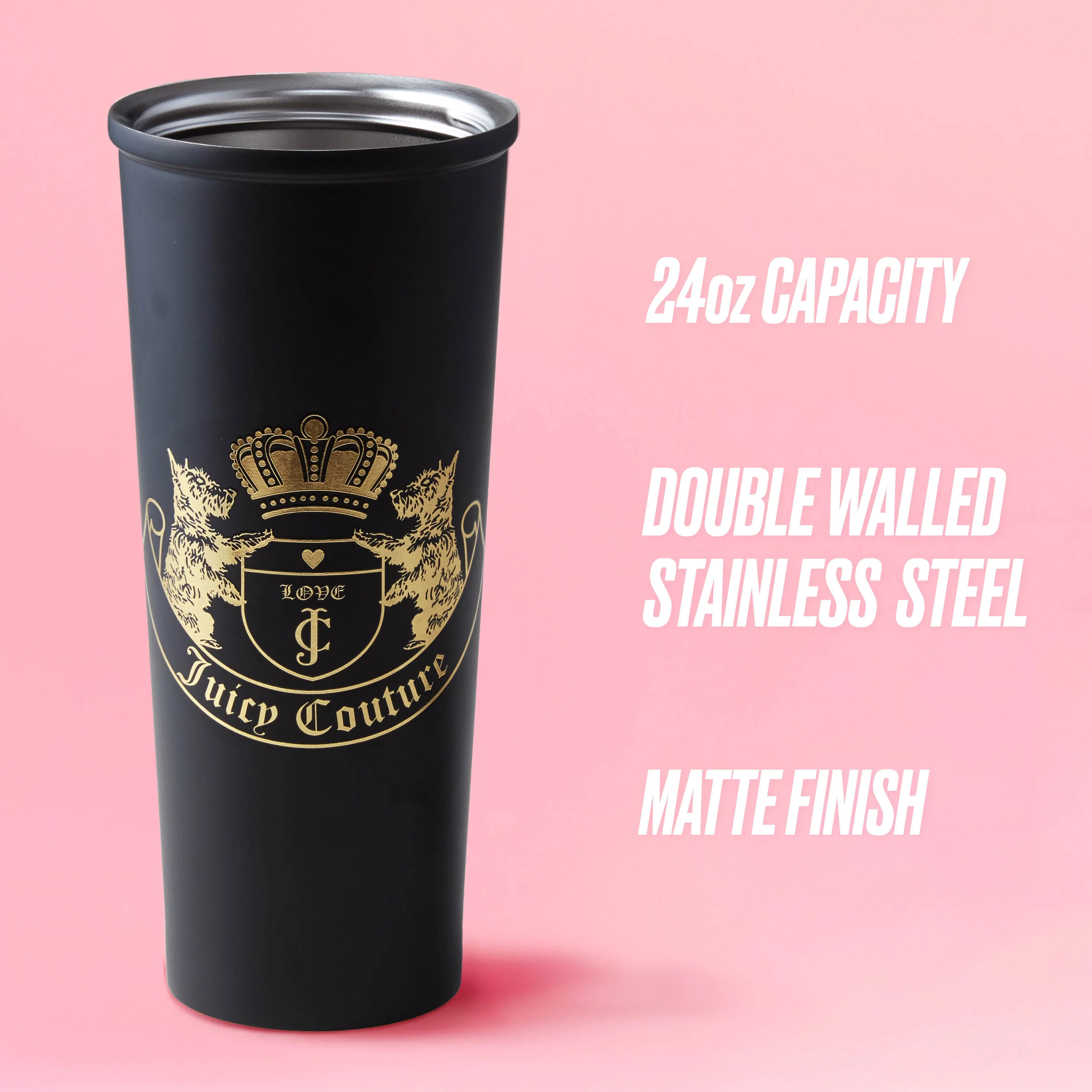Couture Hydration Stainless Steel Tumbler Cup 6-Piece Set - Image 3