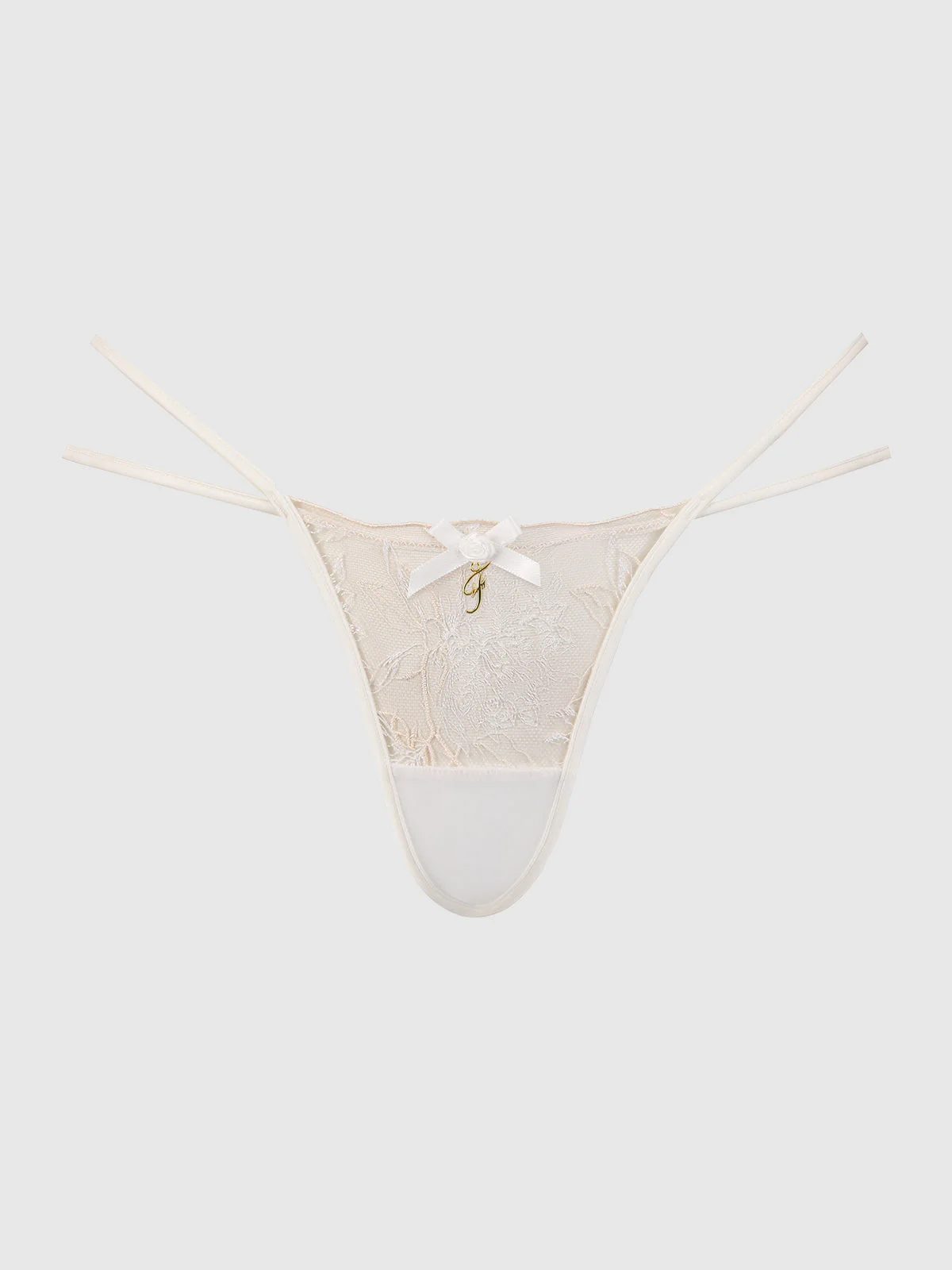 Delfina Embroidered Backless Cheeky - Image 5
