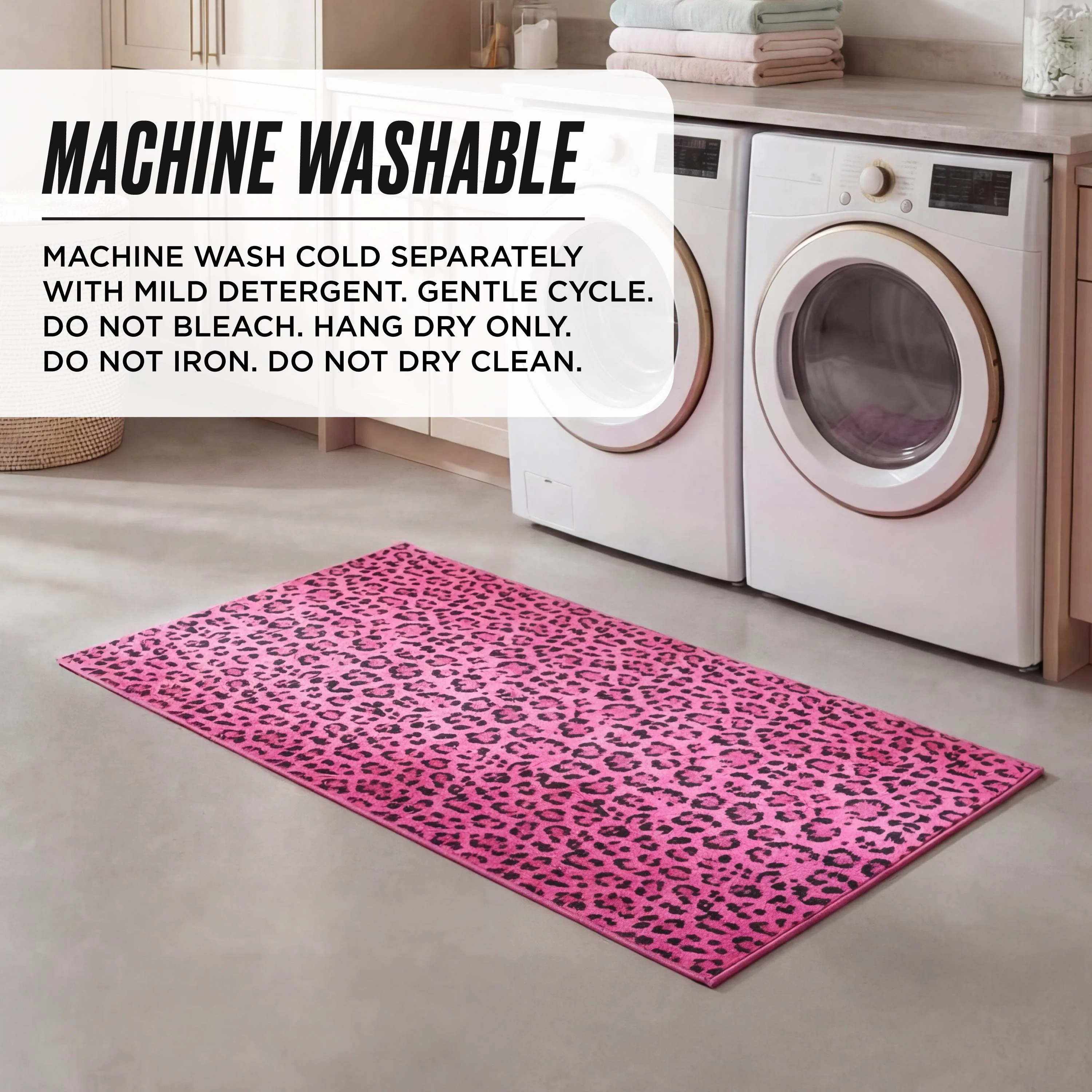 Finely Washable Rug, 2' x 4' - Image 5