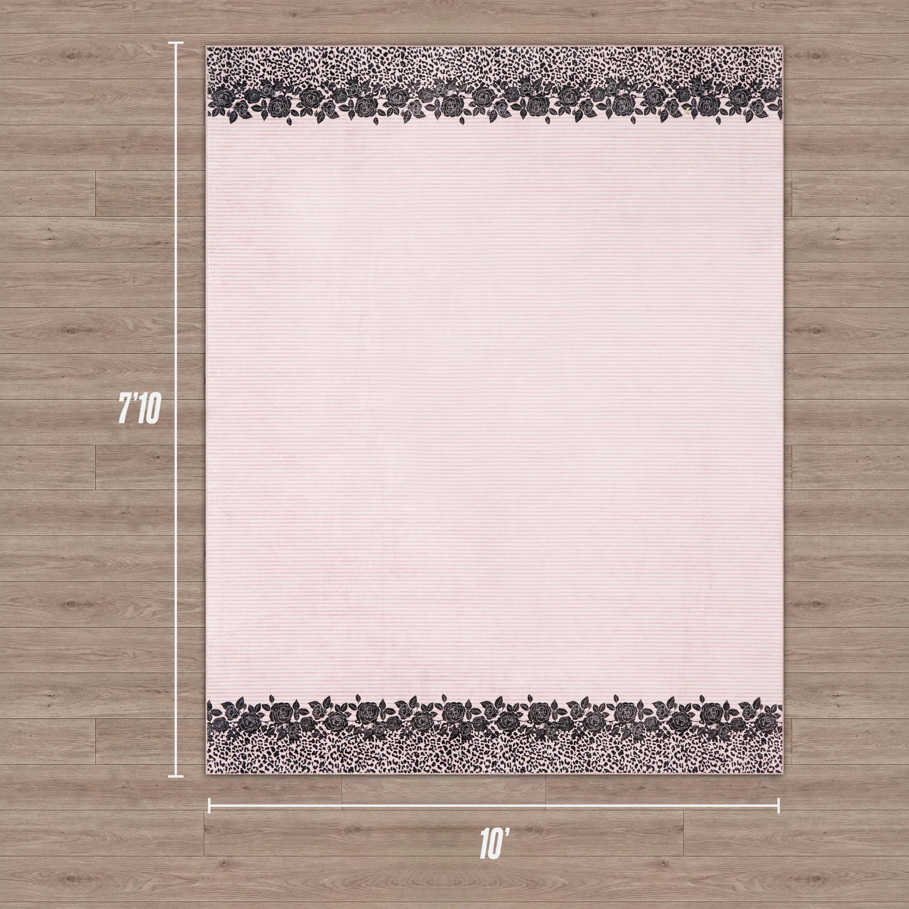 Finely Washable Rug, 7'10 x 10' - Image 3