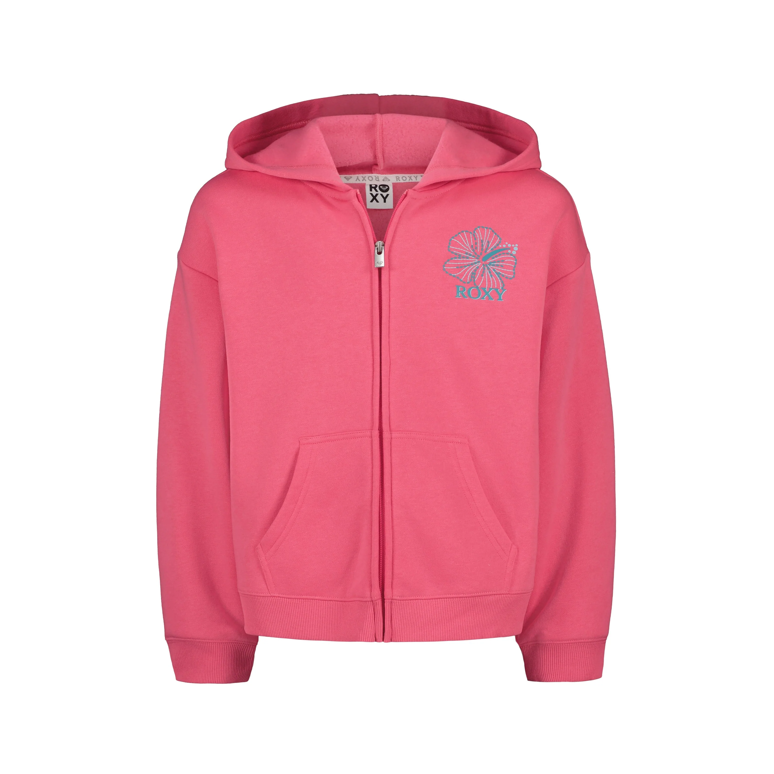 Girls' Hibiscus Stitch Zip Hoodie - Image 2