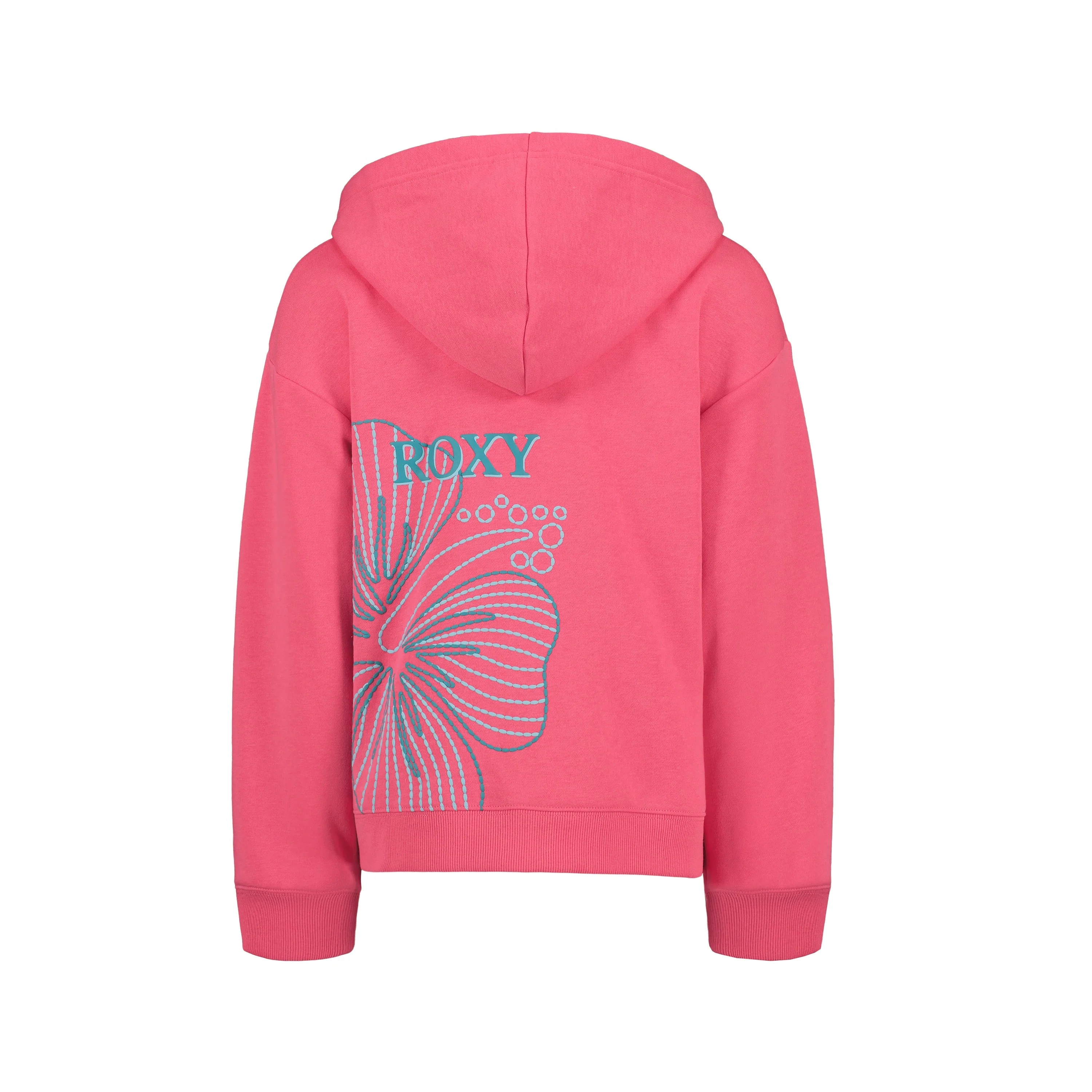 Girls' Hibiscus Stitch Zip Hoodie - Image 4