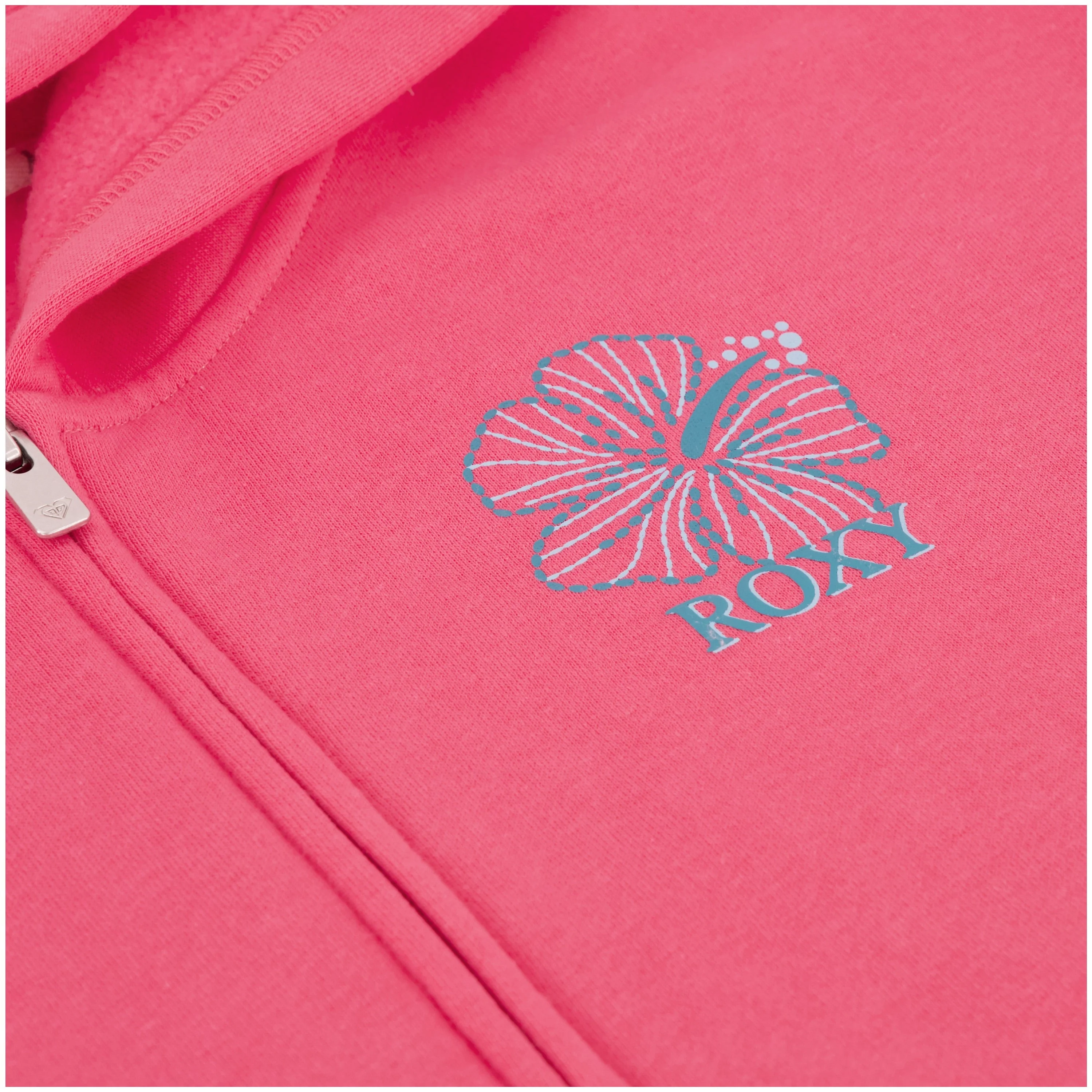 Girls' Hibiscus Stitch Zip Hoodie - Image 6