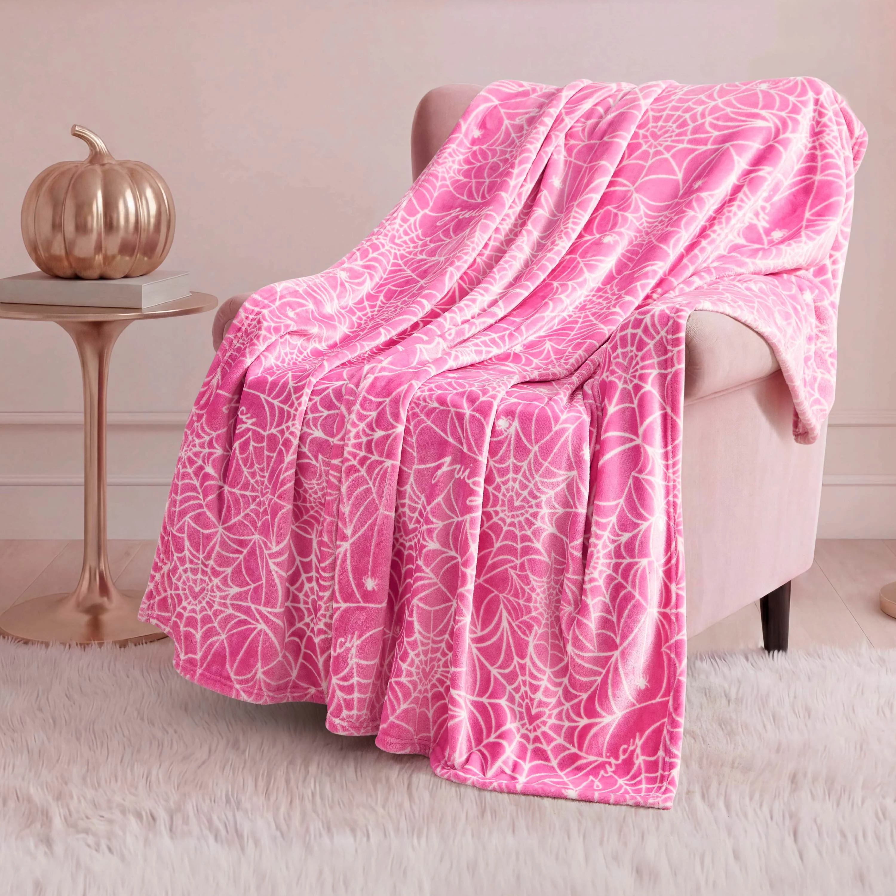 Halloween Plush Throw Blanket 50" x 60" - Image 3