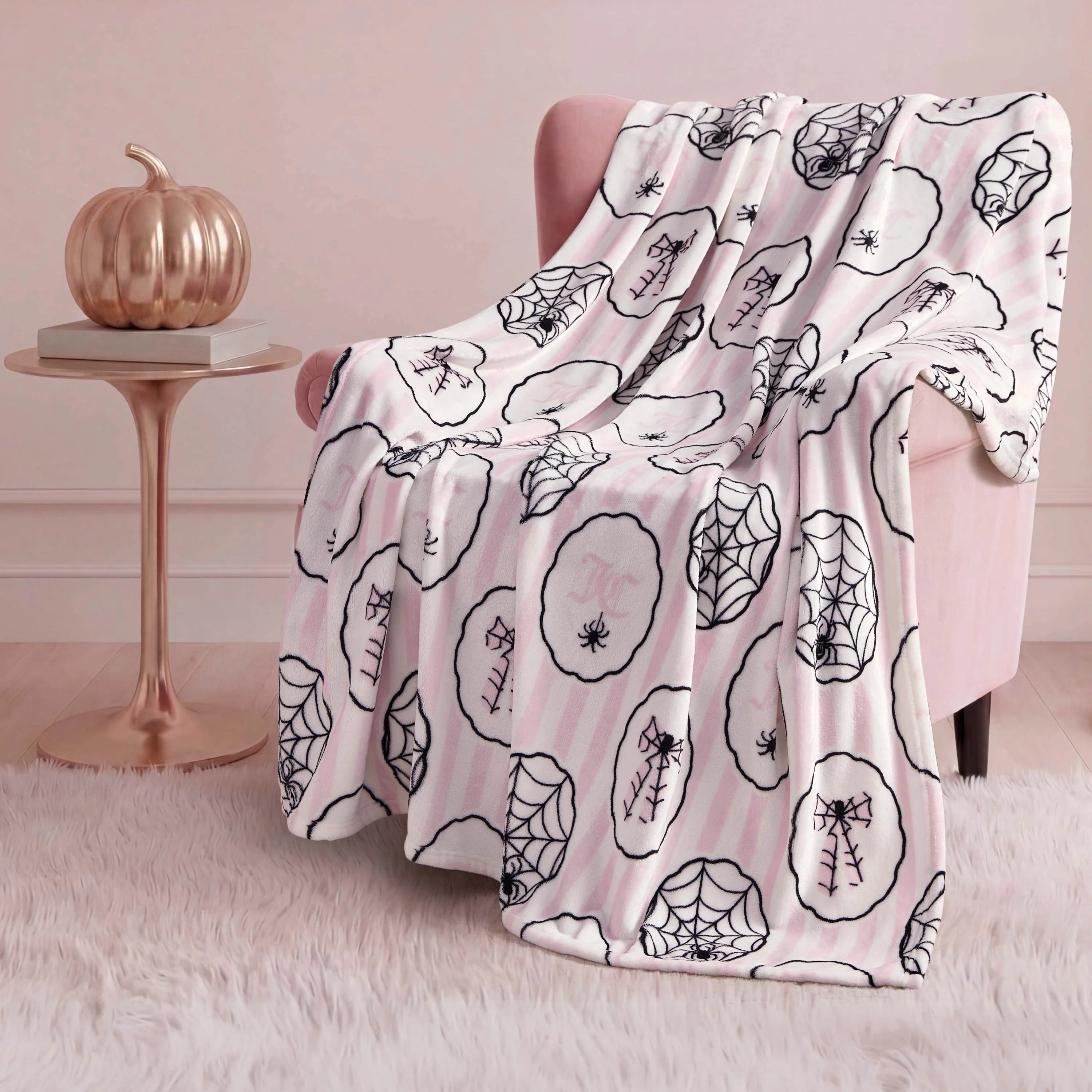 Halloween Plush Throw Blanket 50" x 60" - Image 3