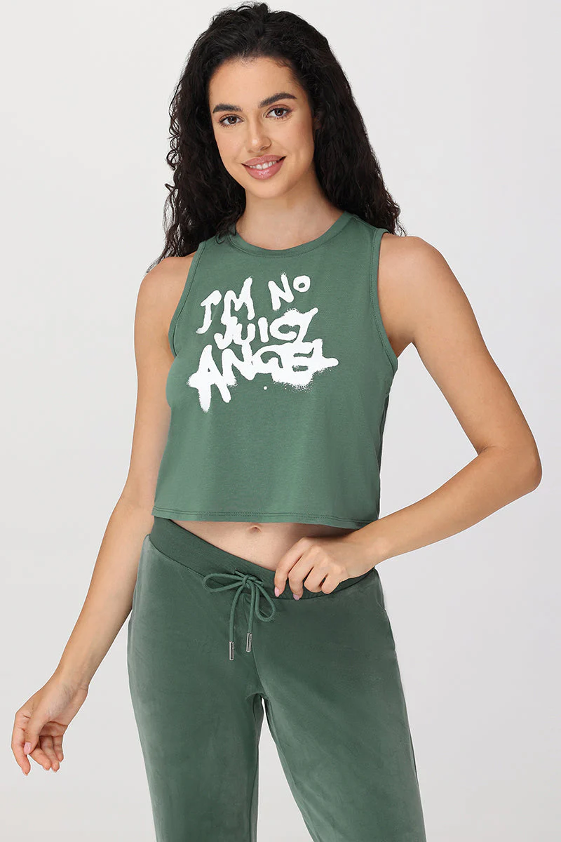I'm No Juicy Angel Muscle Tank - Image 2