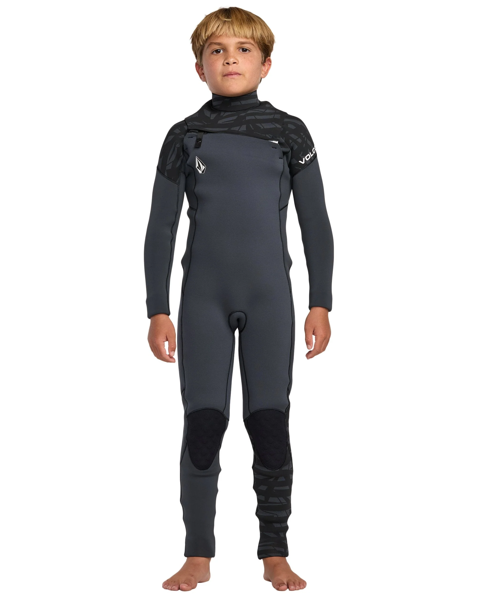 Kids' Big Boys' 3/2MM Modulator Chest Zip Full Wetsuit