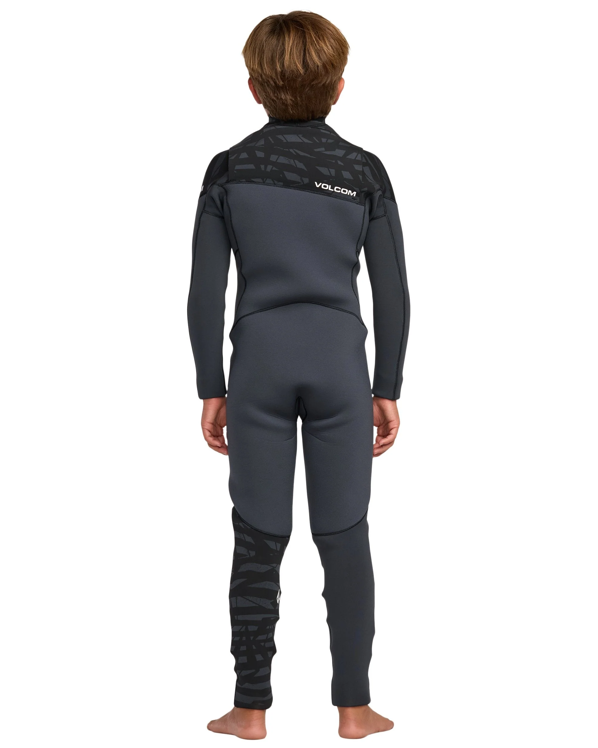 Kids' Big Boys' 3/2MM Modulator Chest Zip Full Wetsuit - Image 2