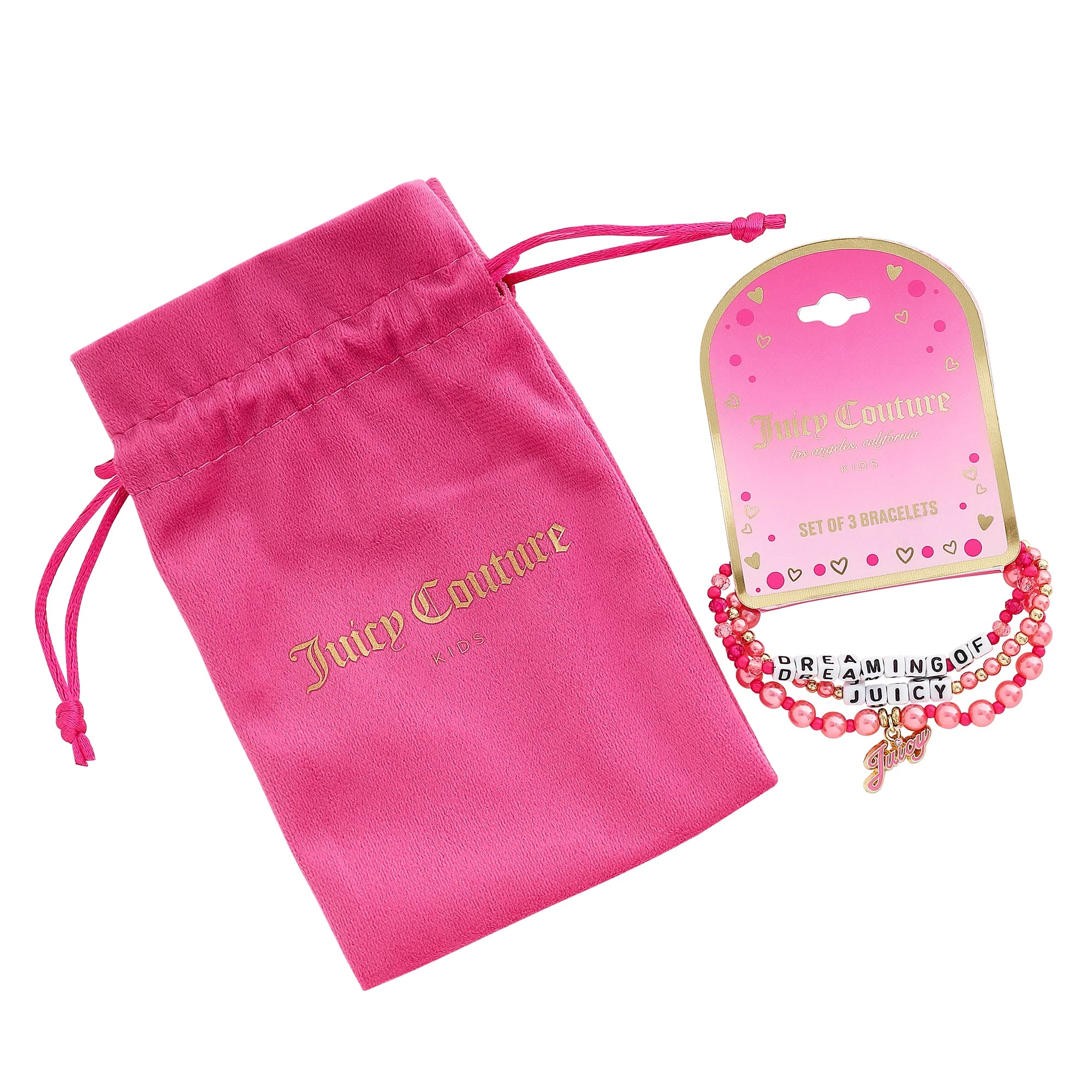 Kids Dreaming of Juicy 3 Piece Stretch Beaded Bracelet Set - Image 4