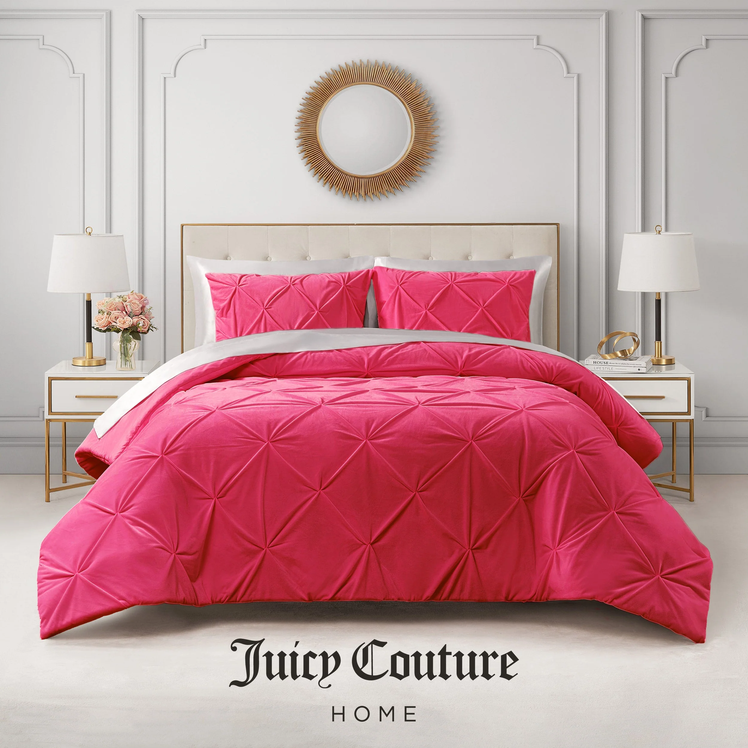 Kiss Pleat Micromink Comforter Set - Image 2