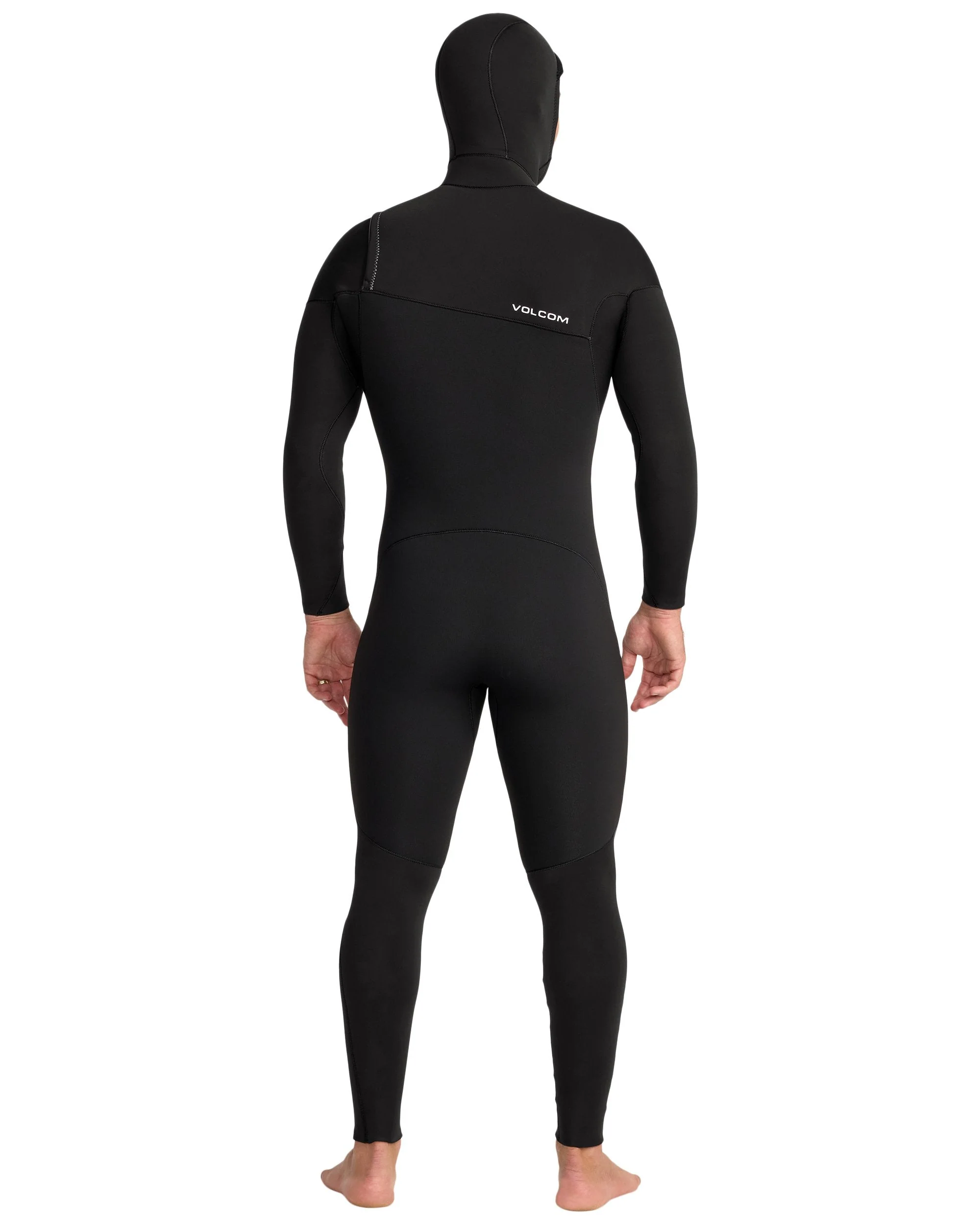 Men's 4/3MM Hooded Chest Zip Full Wetsuit - Image 2