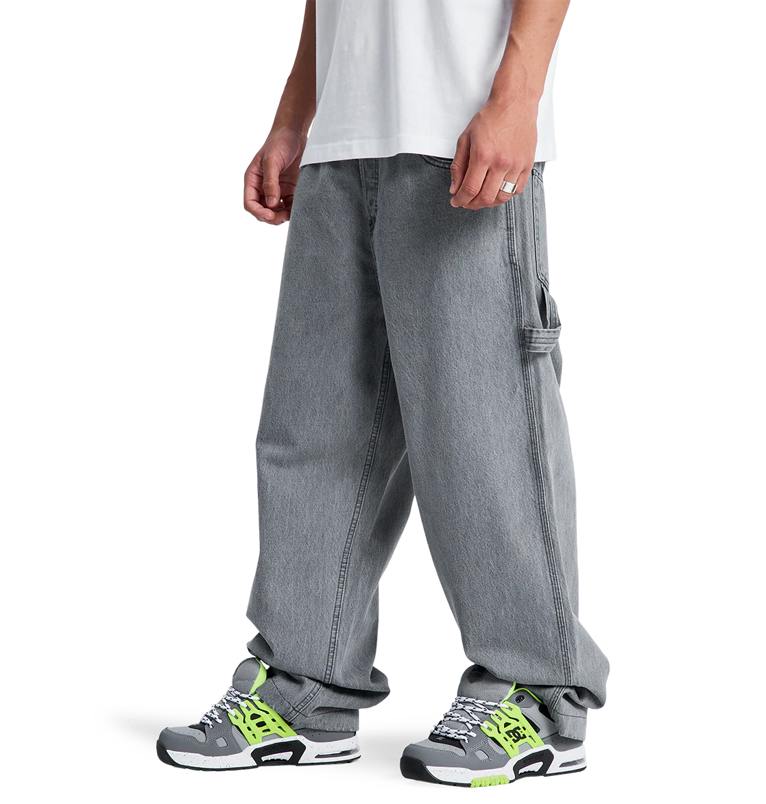 Men's Baggy Denim Carpenter Pants - Image 2