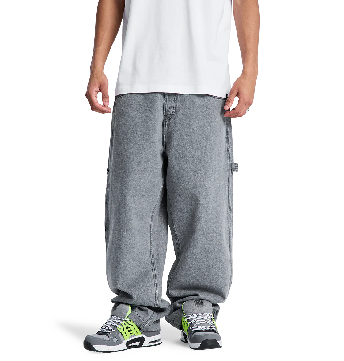 Men's Baggy Denim Carpenter Pants - Image 3