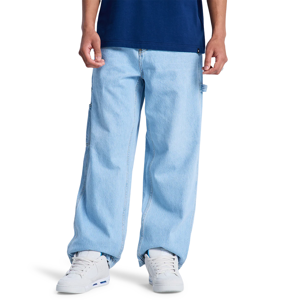 Men's Baggy Denim Carpenter Pants - Image 3