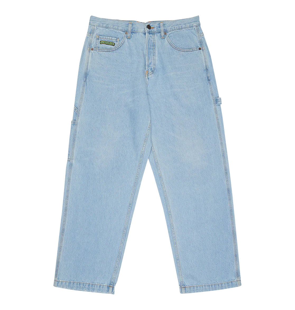 Men's Baggy Denim Carpenter Pants - Image 4