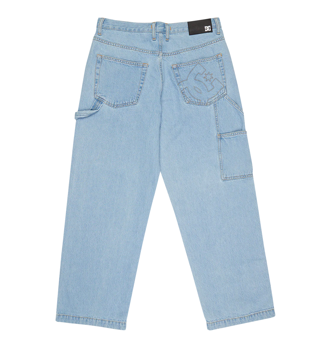 Men's Baggy Denim Carpenter Pants - Image 5