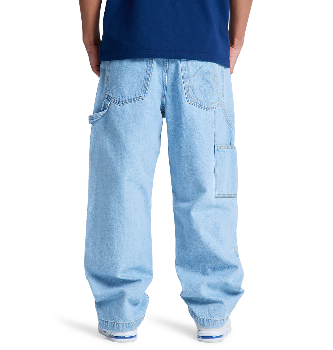 Men's Baggy Denim Carpenter Pants - Image 6