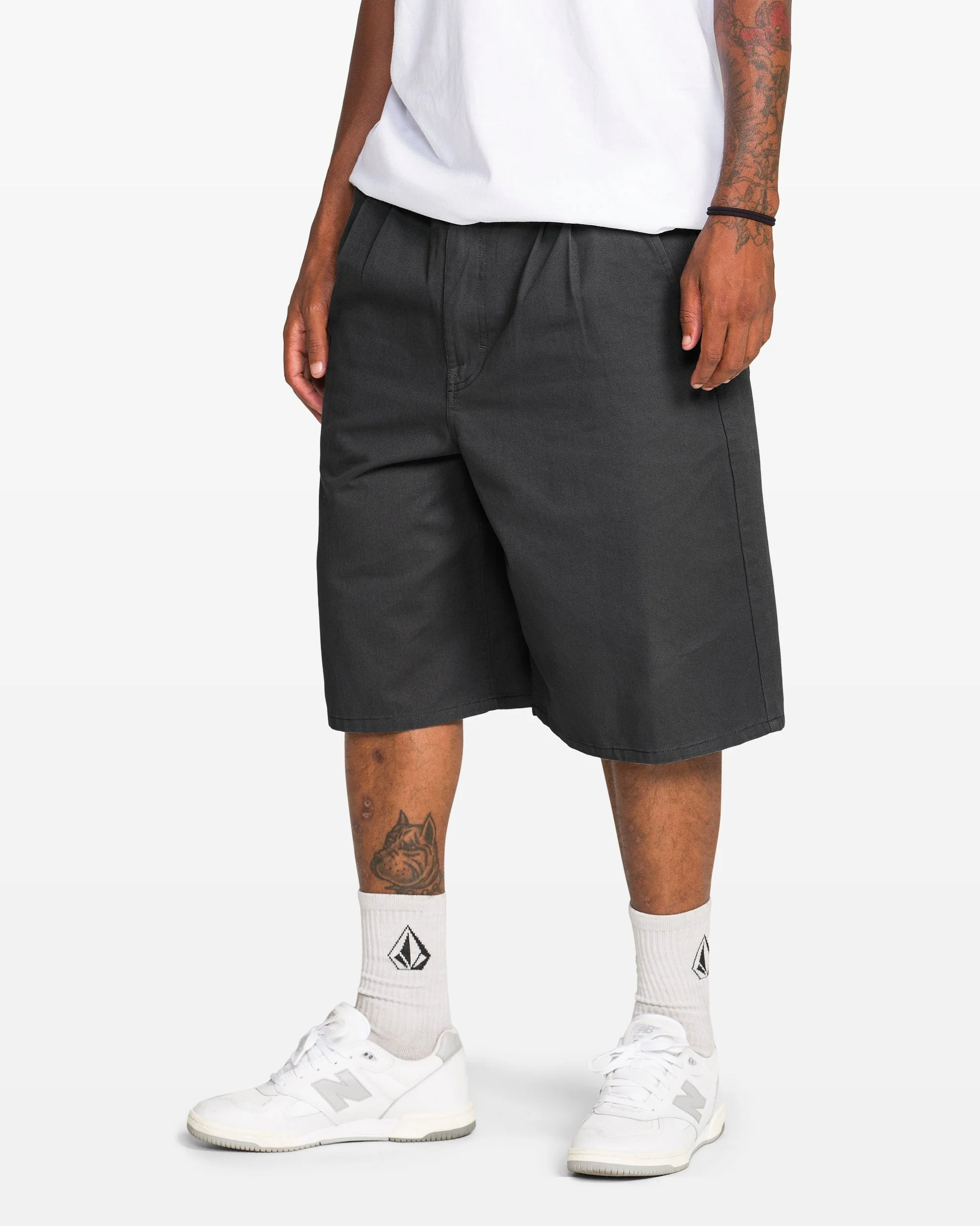 Men's Chillow Pleat Elastic Waist Chino Shorts