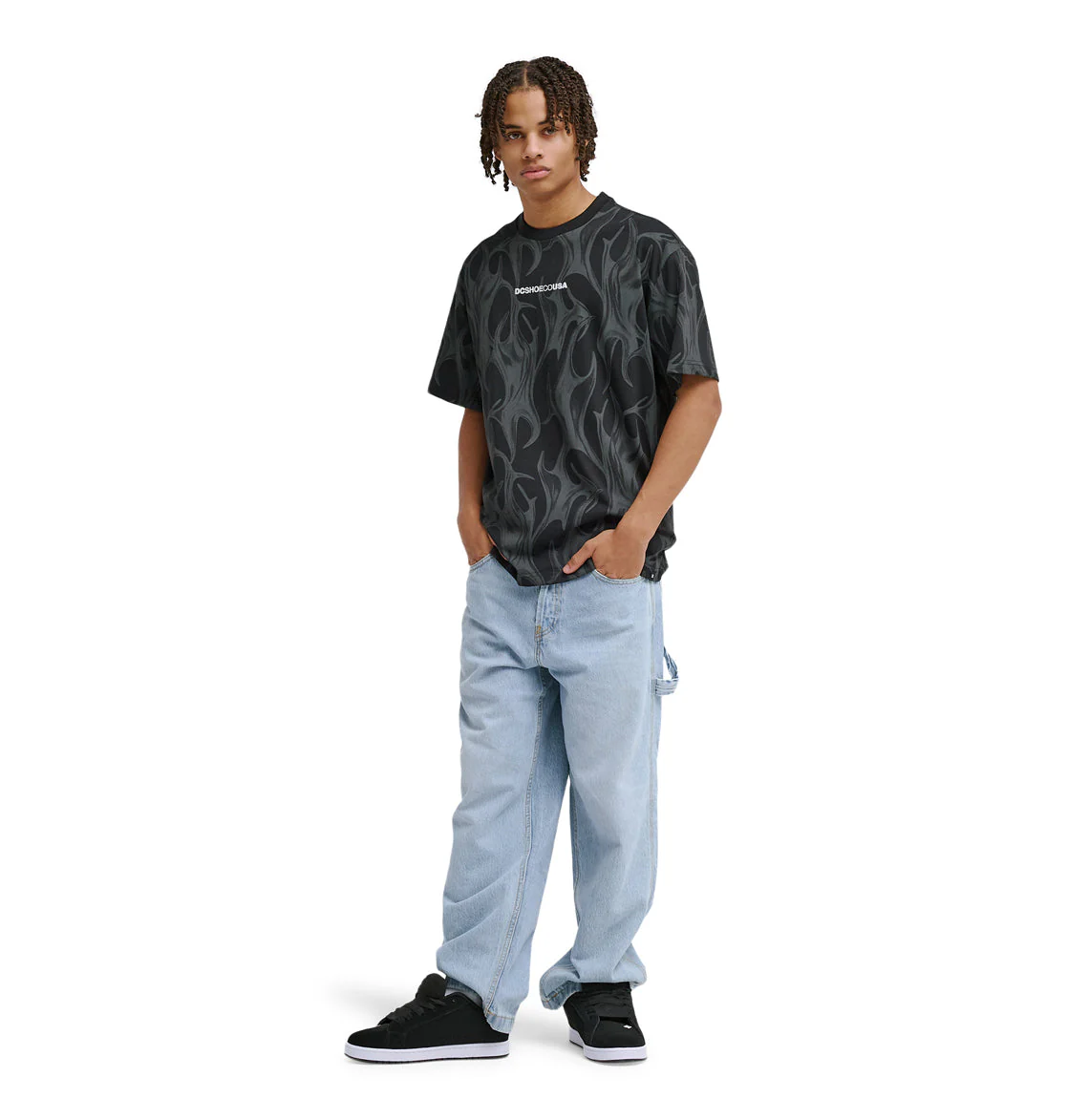 Men's DC Liquid Fuego Heritage Short Sleeve Shirt - Image 2