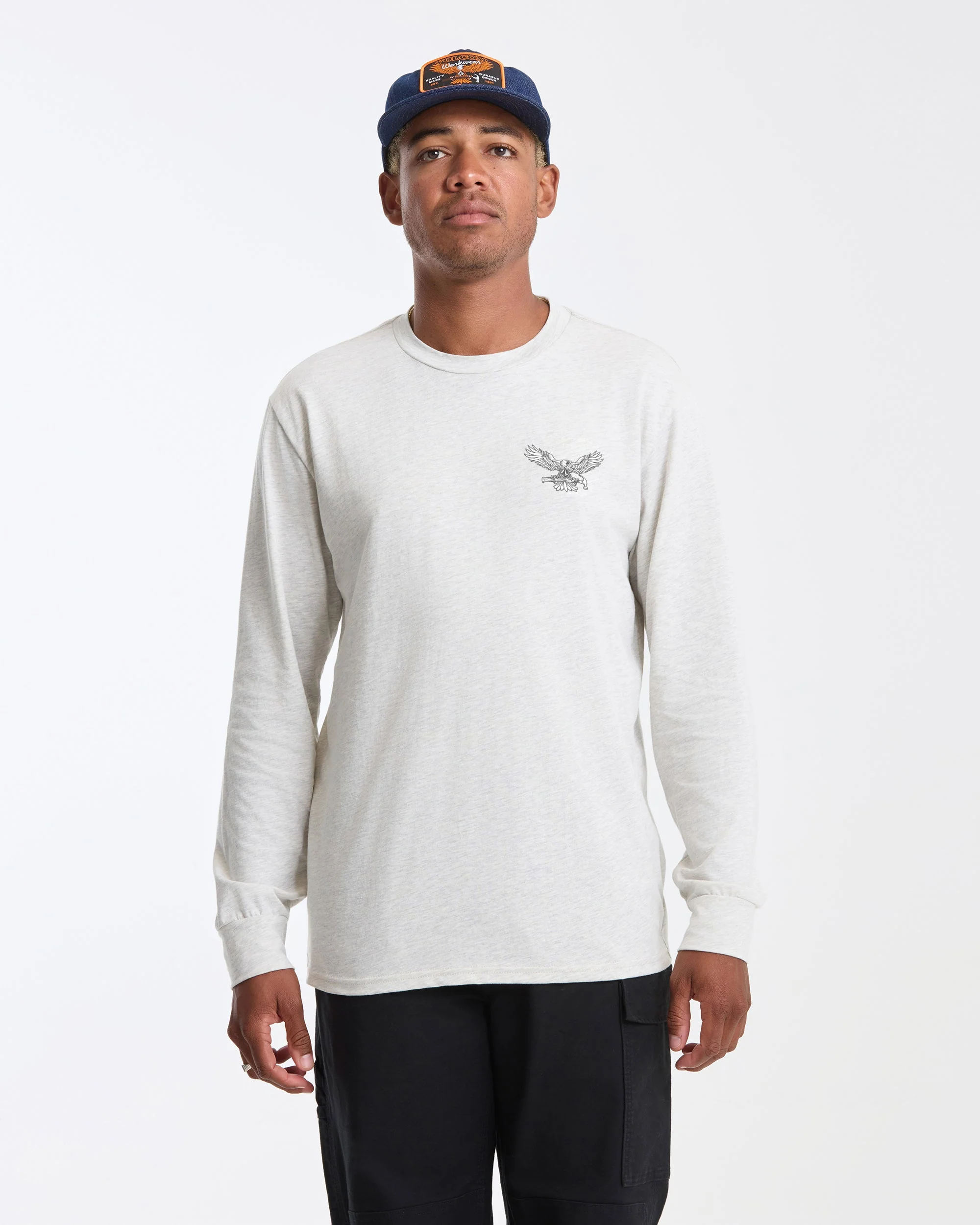 Men's Hammered Long Sleeve Tee - Image 2