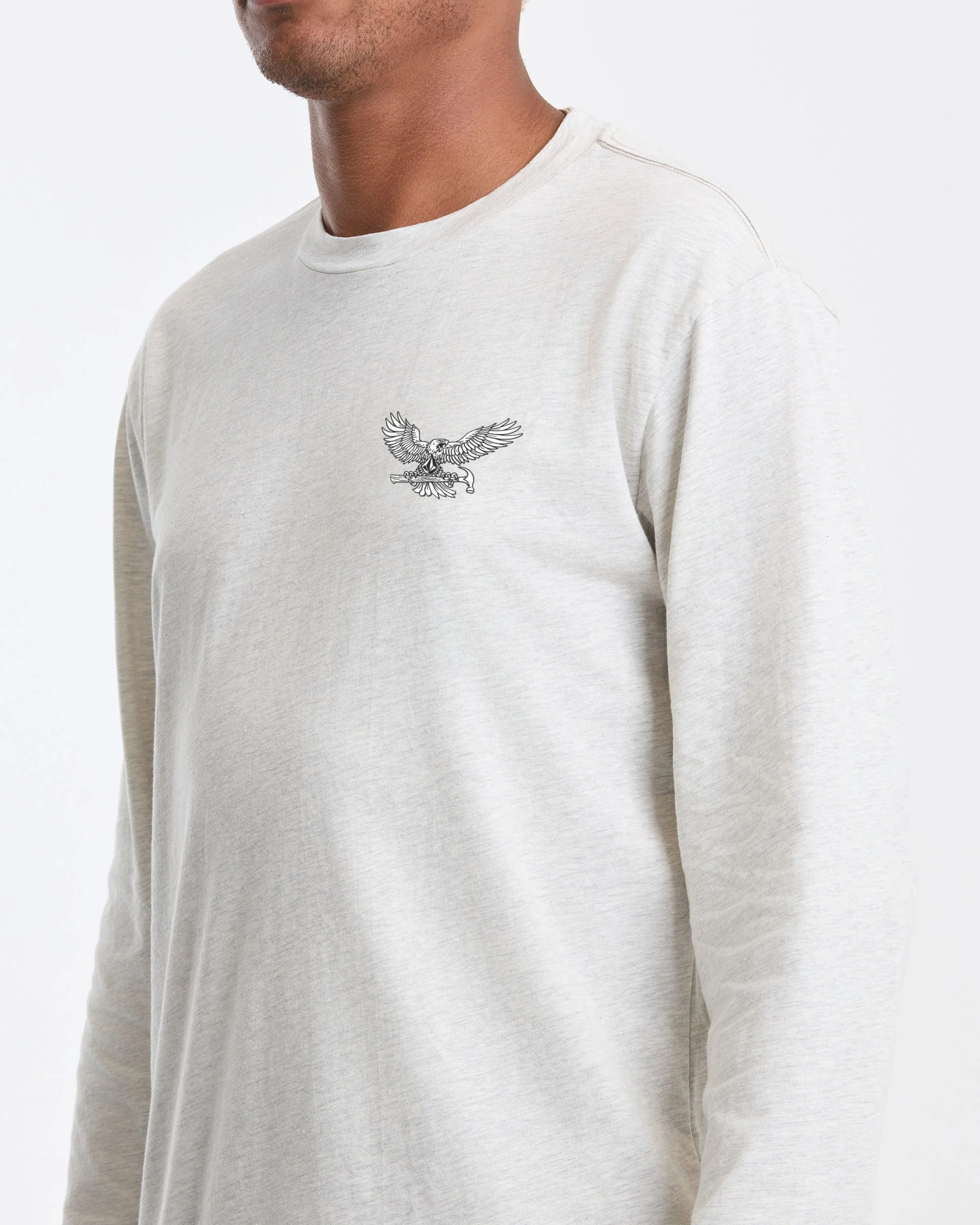Men's Hammered Long Sleeve Tee - Image 4