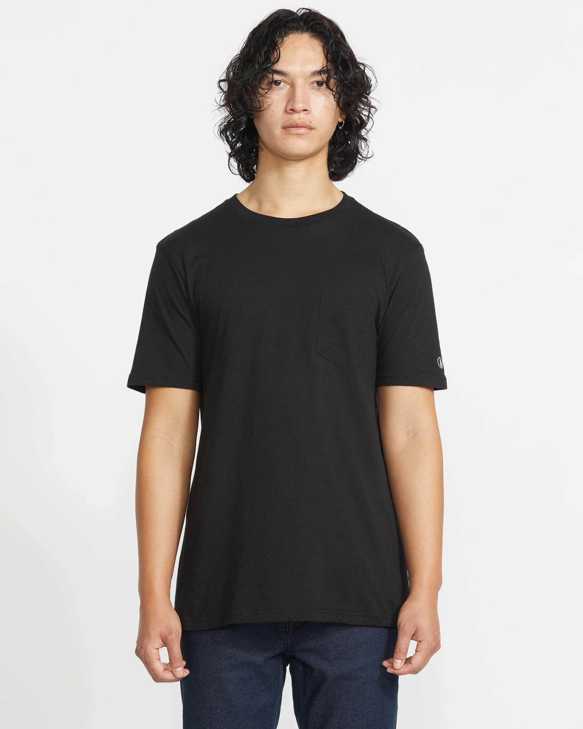 Men's Solid Short Sleeve Pocket Tee
