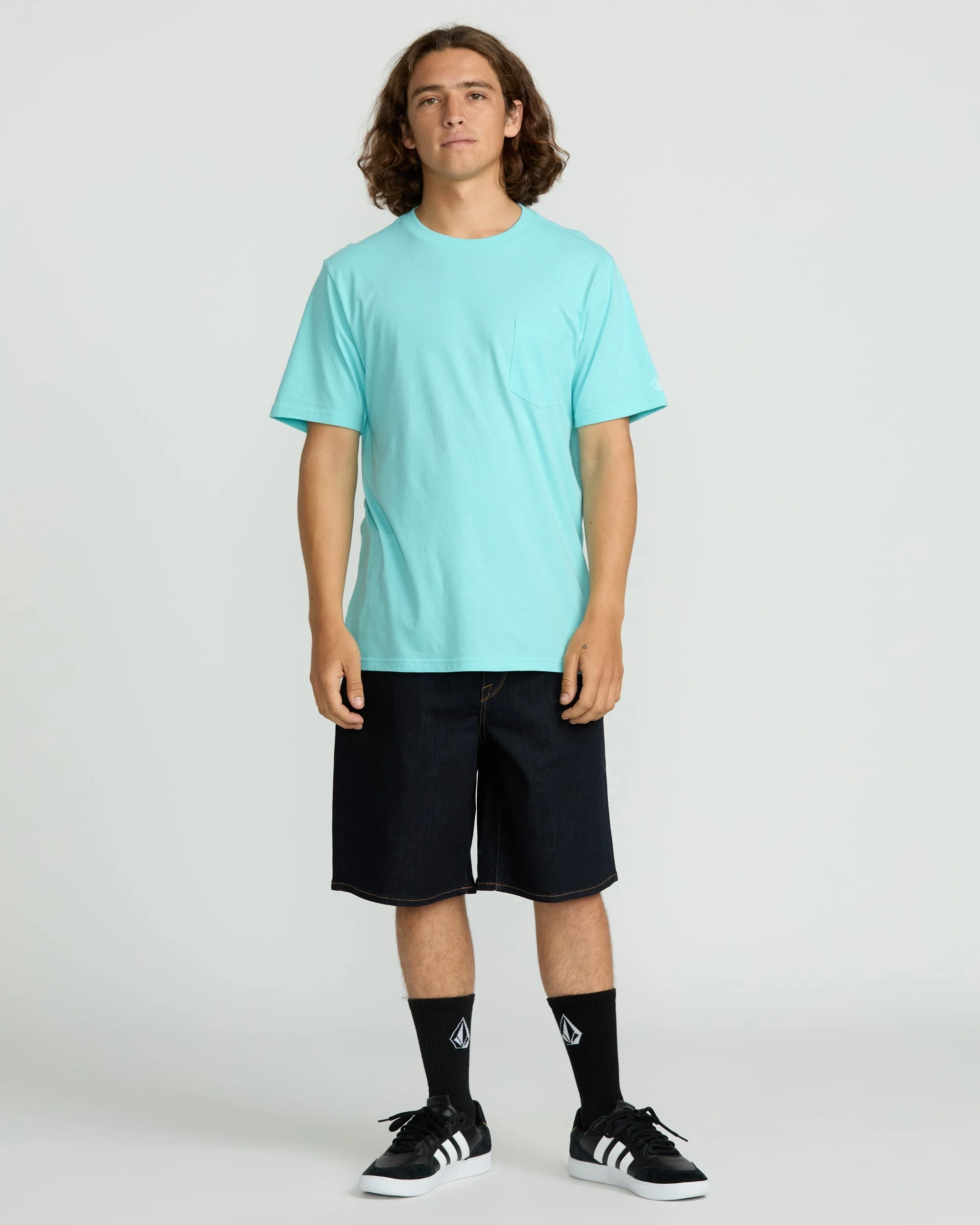 Men's Solid Short Sleeve Pocket Tee - Image 5