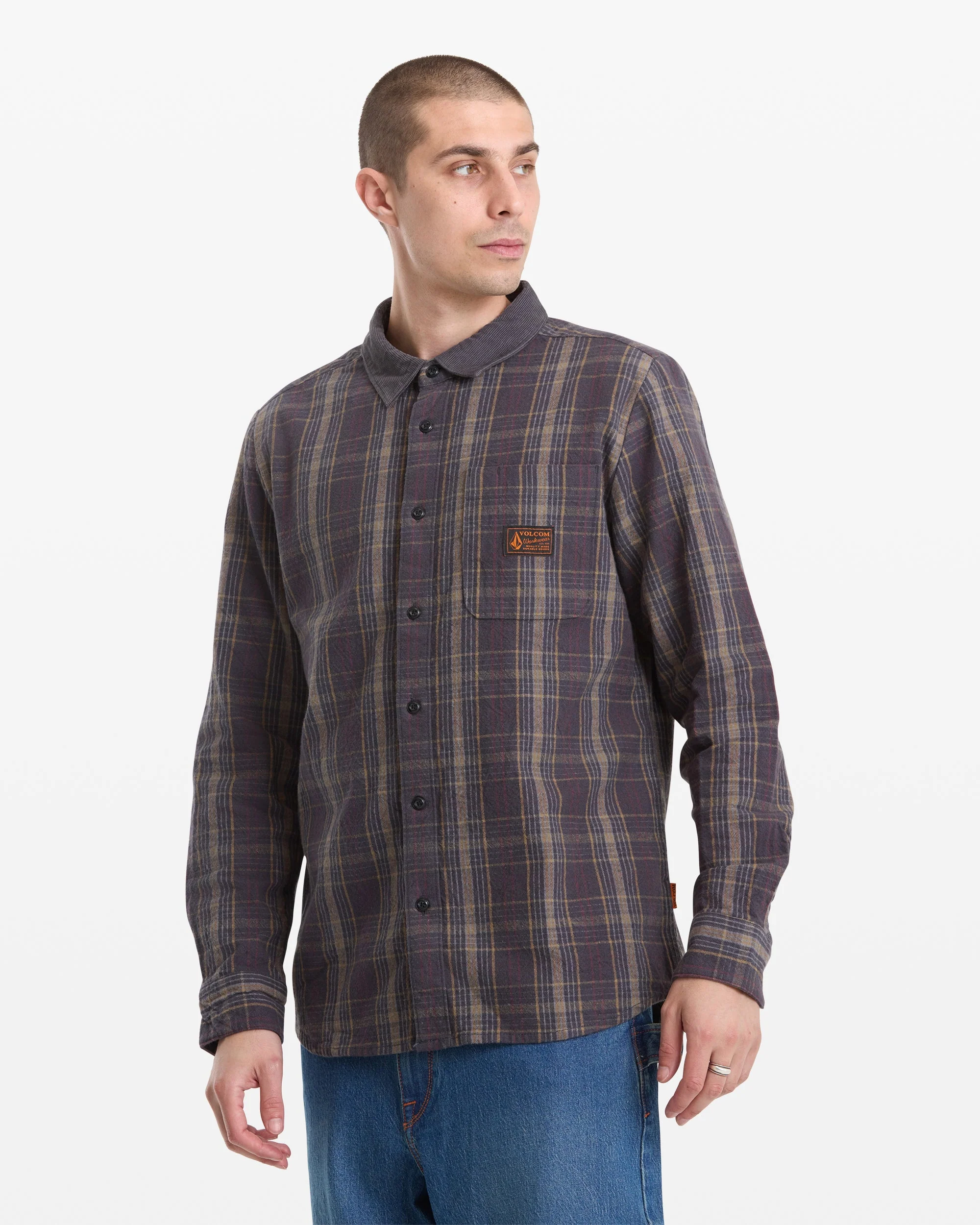 Men's Stonevise Plaid Long Sleeve - Image 4