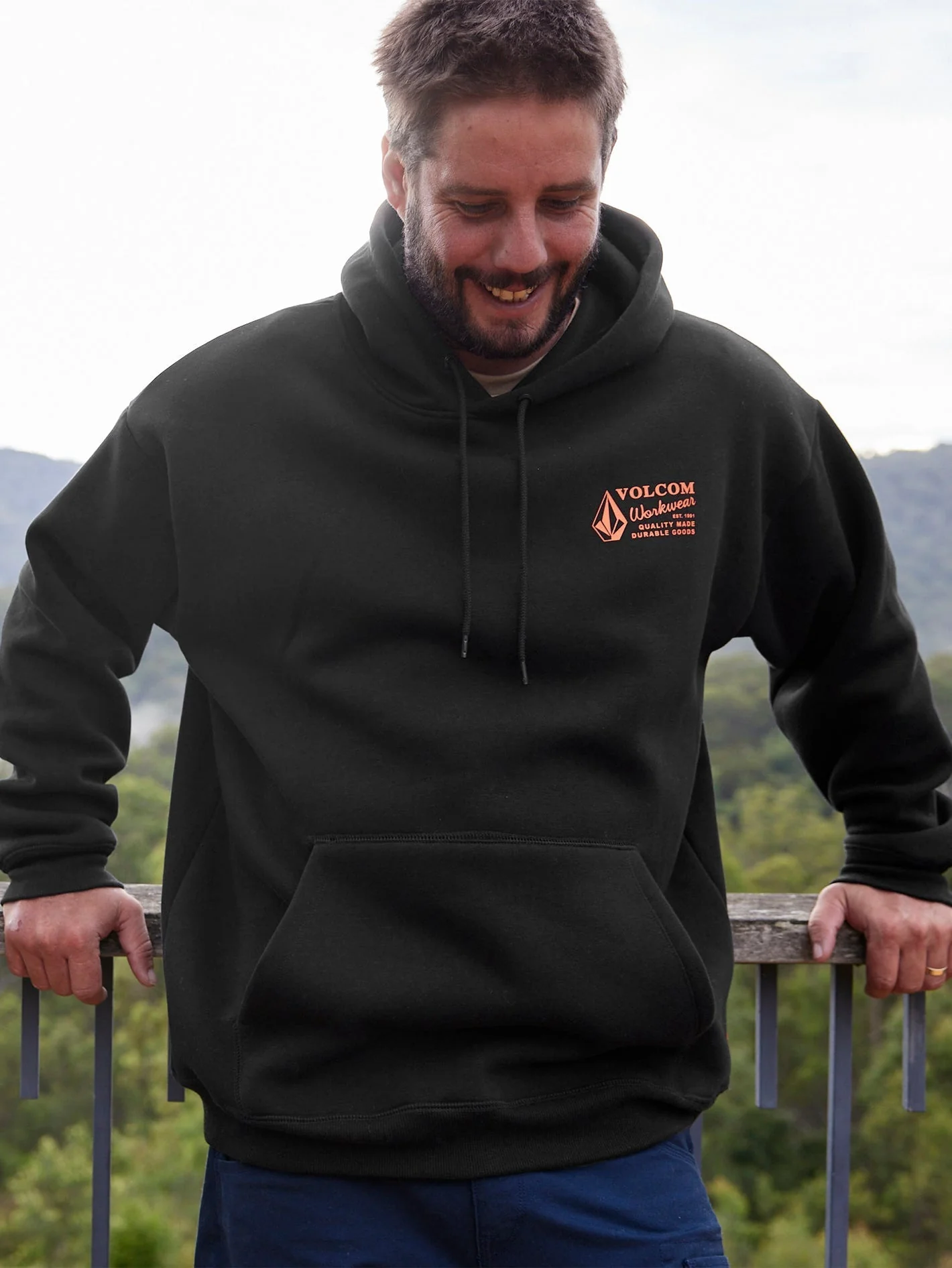Men's Volcom Workwear Pullover Hoodie - Image 10