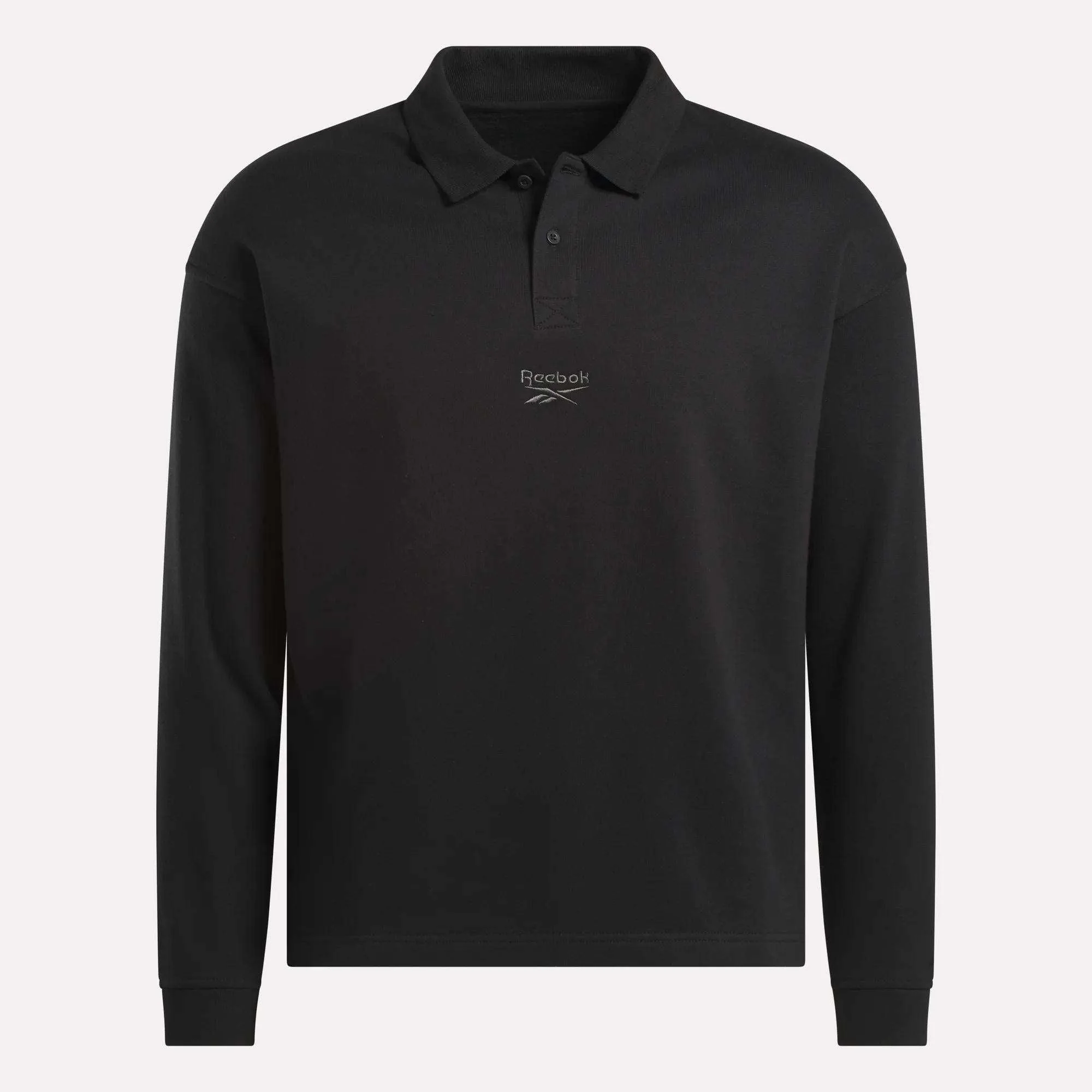 Men's Wardrobe Essentials Long Sleeve Polo Shirt - Image 5