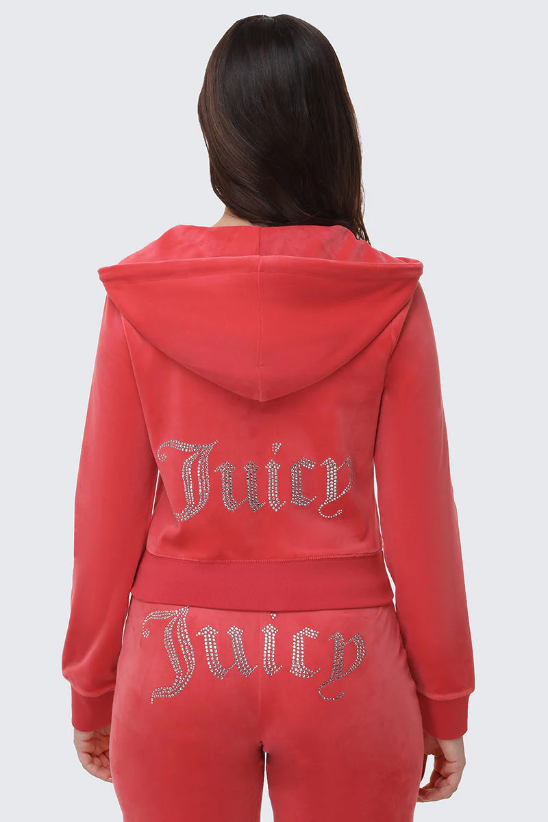 OG Big Bling Velour Hoodie - Image 2