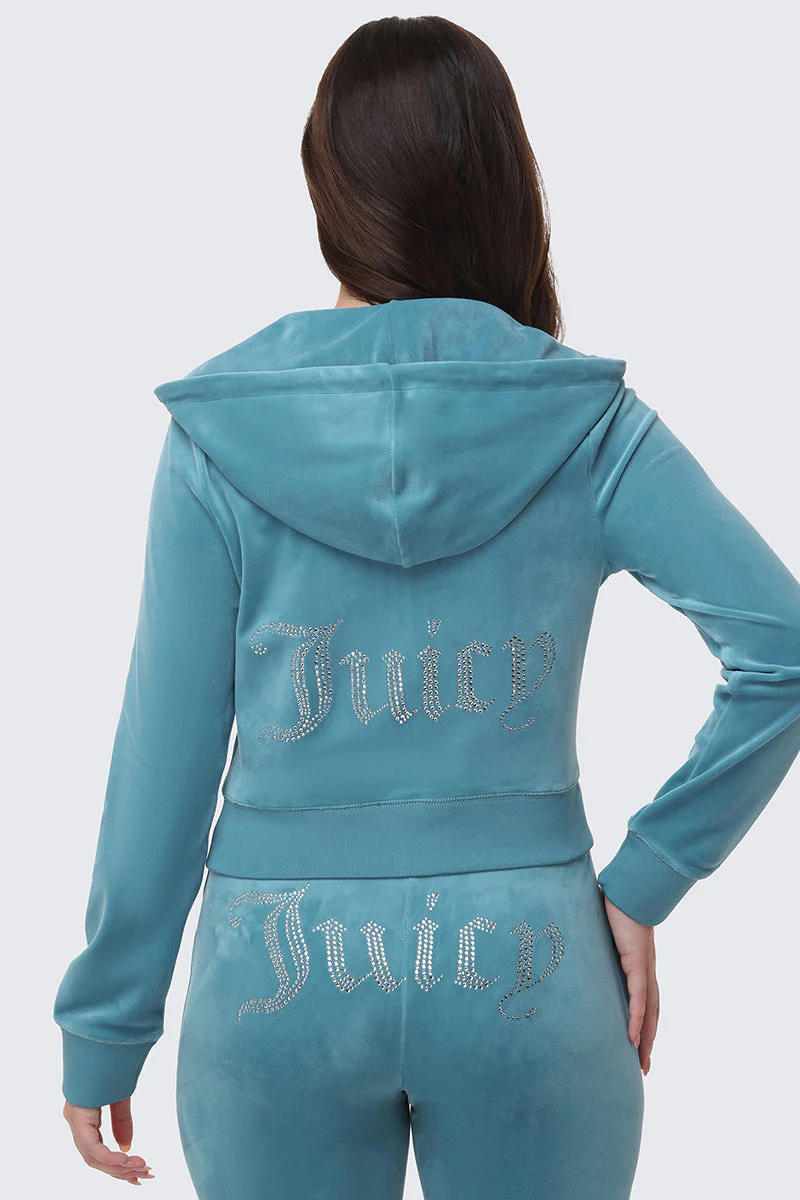 OG Big Bling Velour Hoodie - Image 2