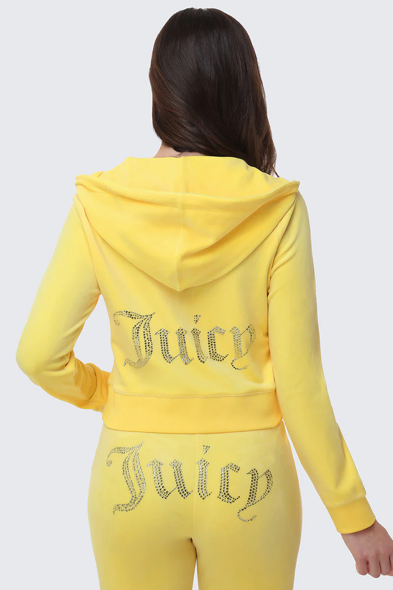 OG Big Bling Velour Hoodie - Image 2