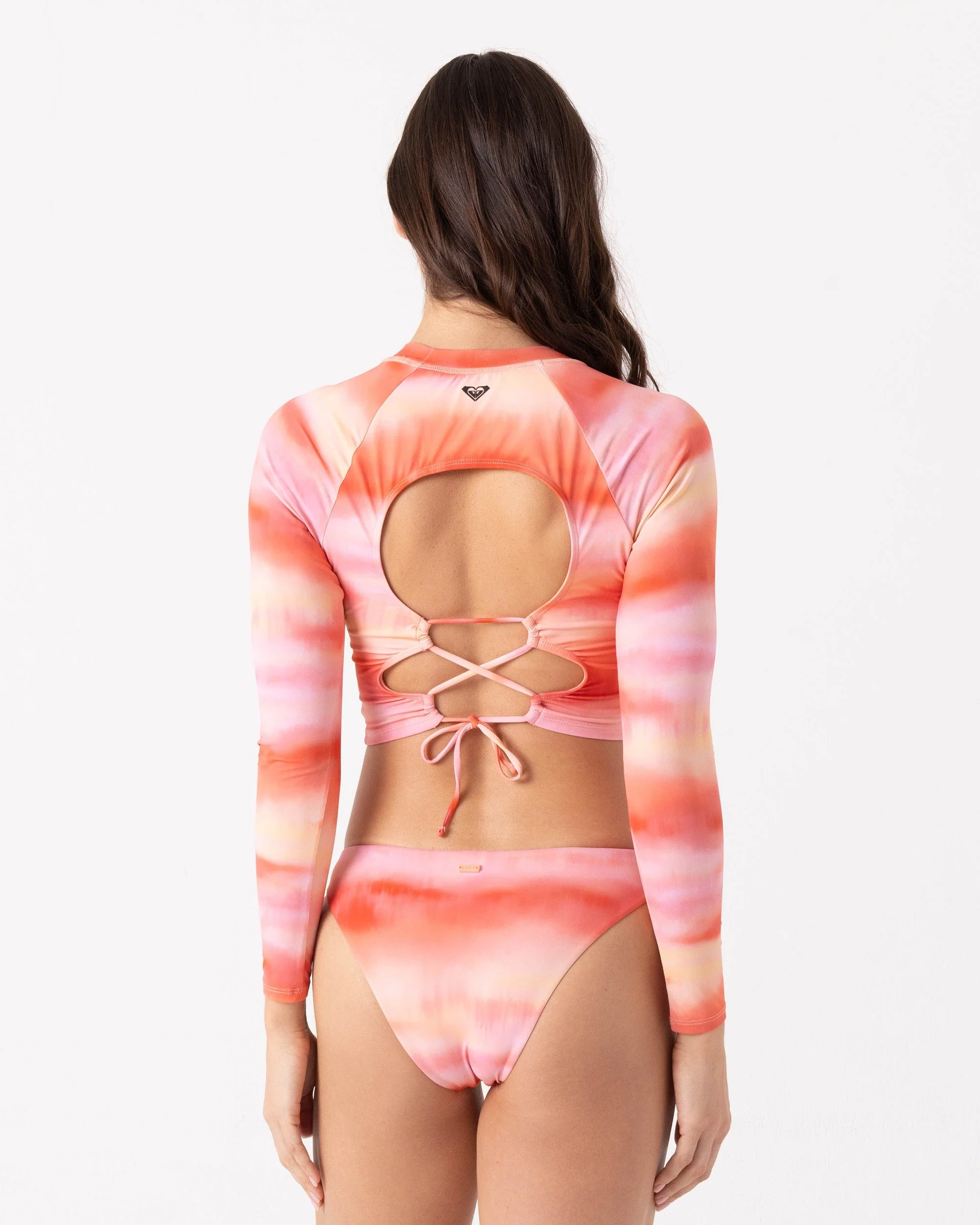 Palm Before The Storm Crop Rashguard - Image 5