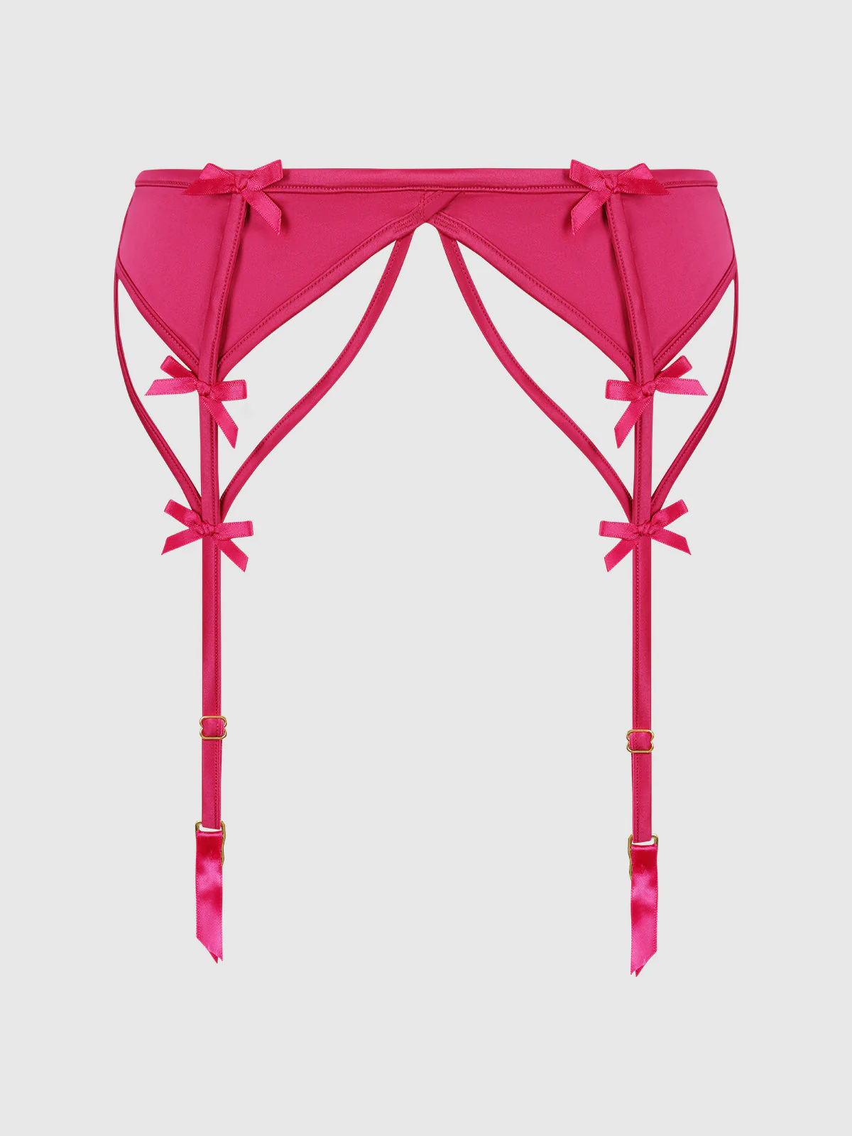 Petra Satin & Mesh Garter Belt - Image 6