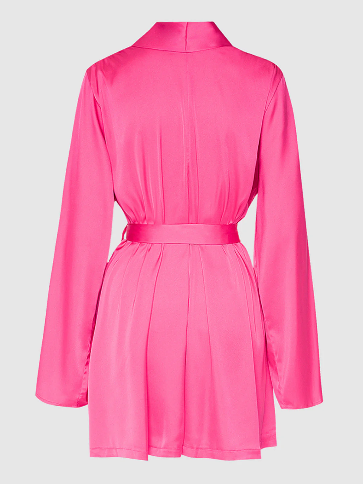 Petra Satin Short Robe - Image 7