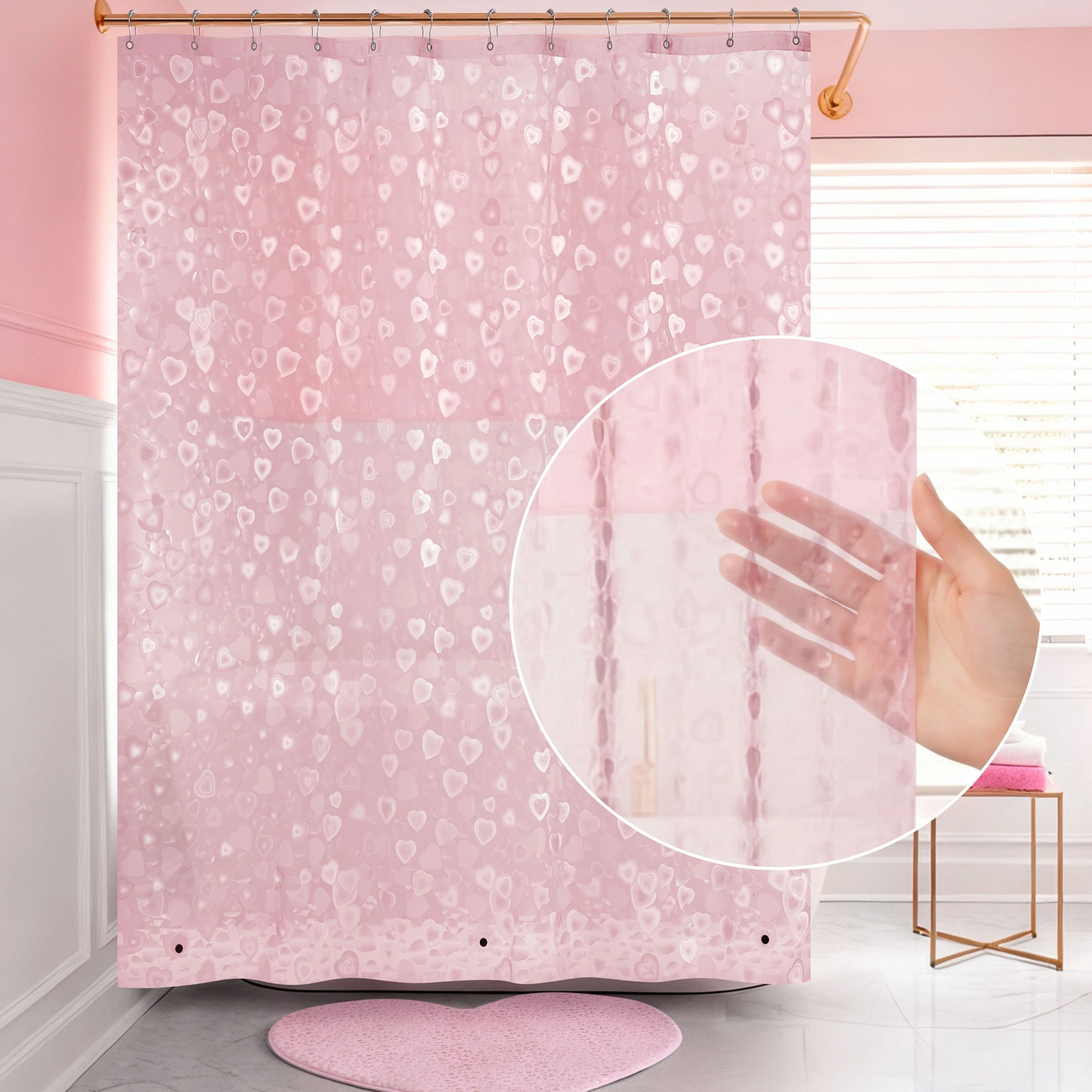 PEVA Shower Curtain Liner - Image 2