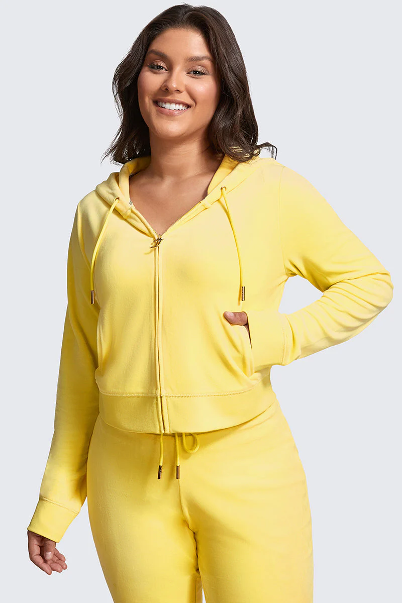 Plus-Size OG Big Bling Velour Hoodie - Image 2